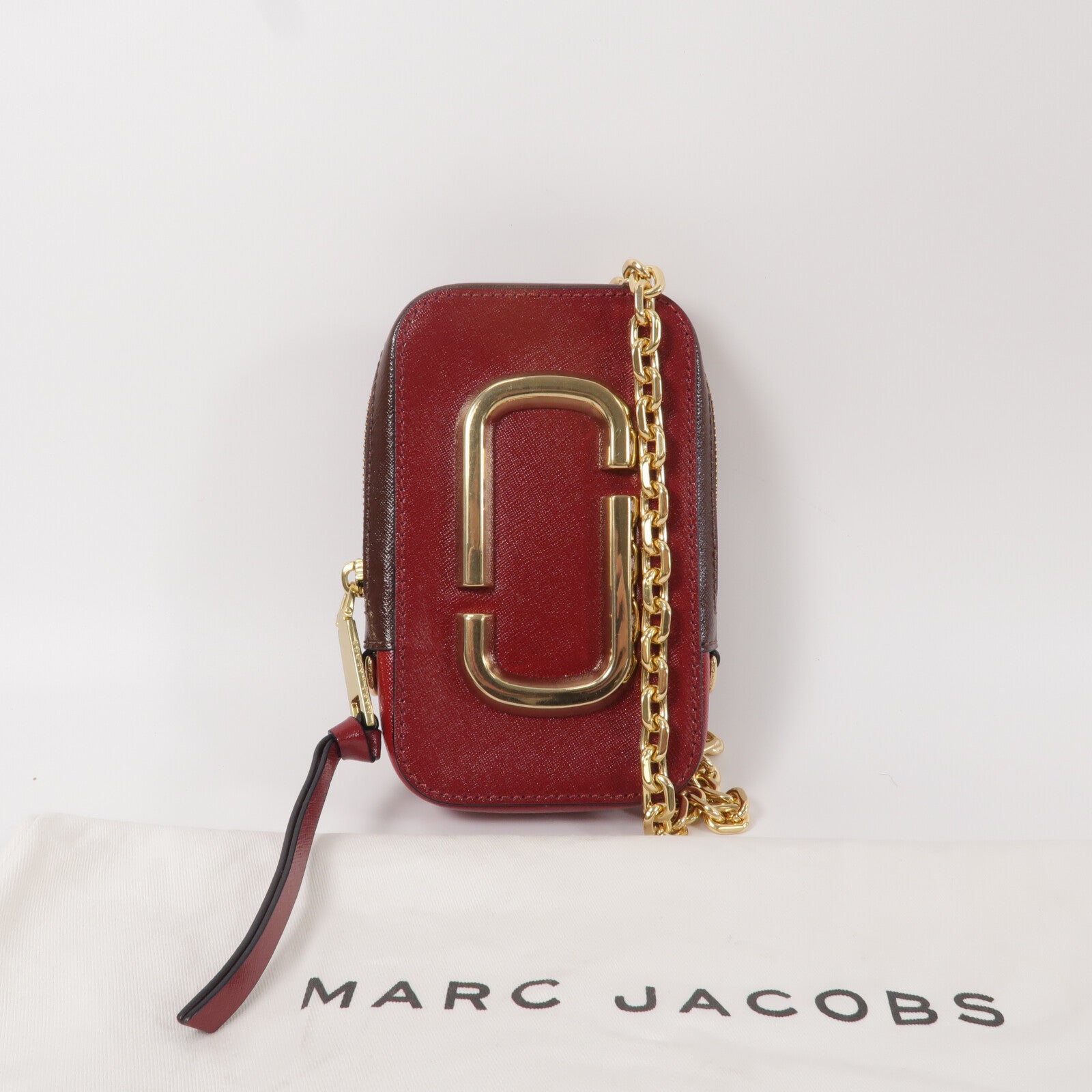 MARC BY MARC JACOBS 塗層帆布Chain Shoulder鏈帶肩背袋