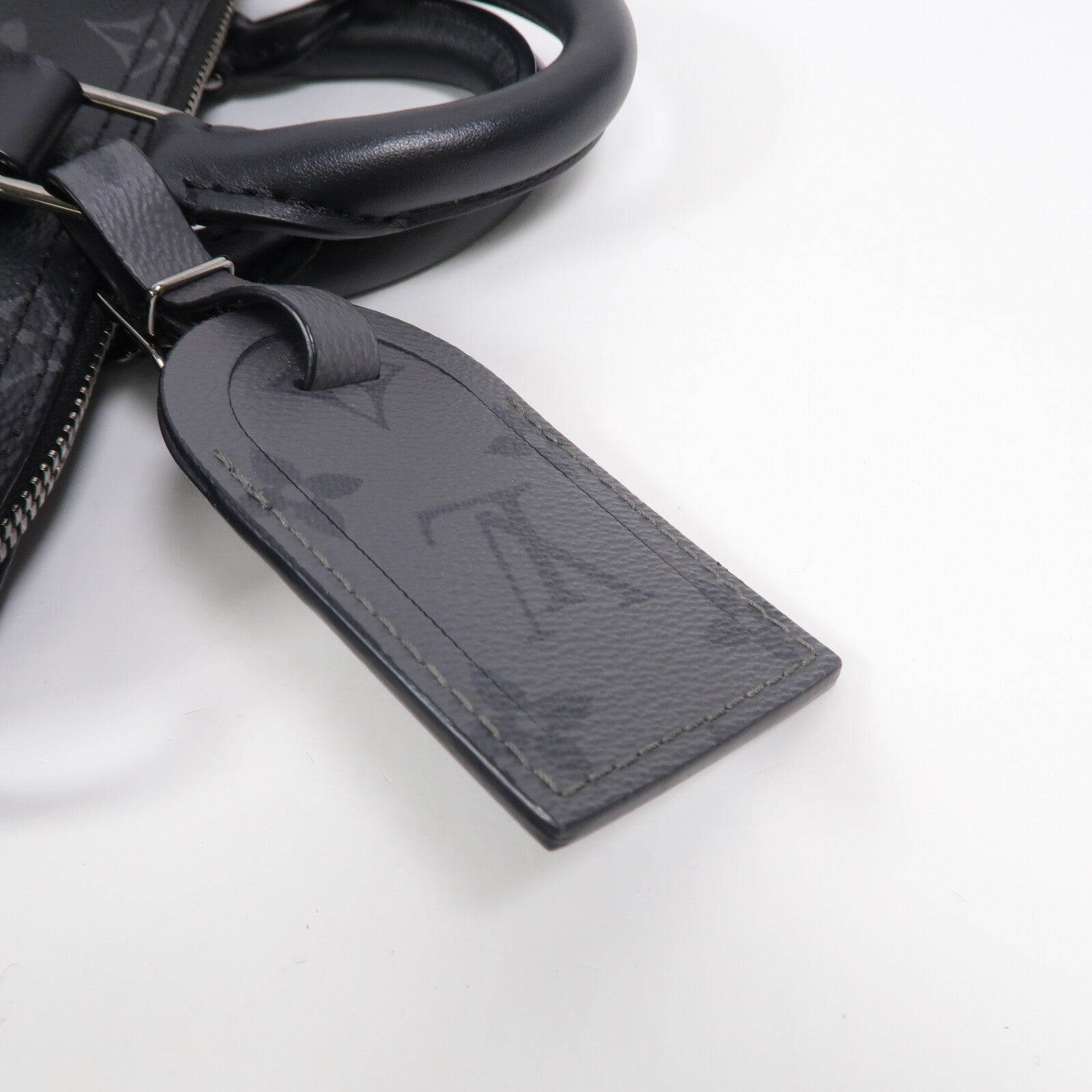 LOUIS VUITTON Monogram Eclipse Keepall Bandouliere 25手挽肩背兩用袋