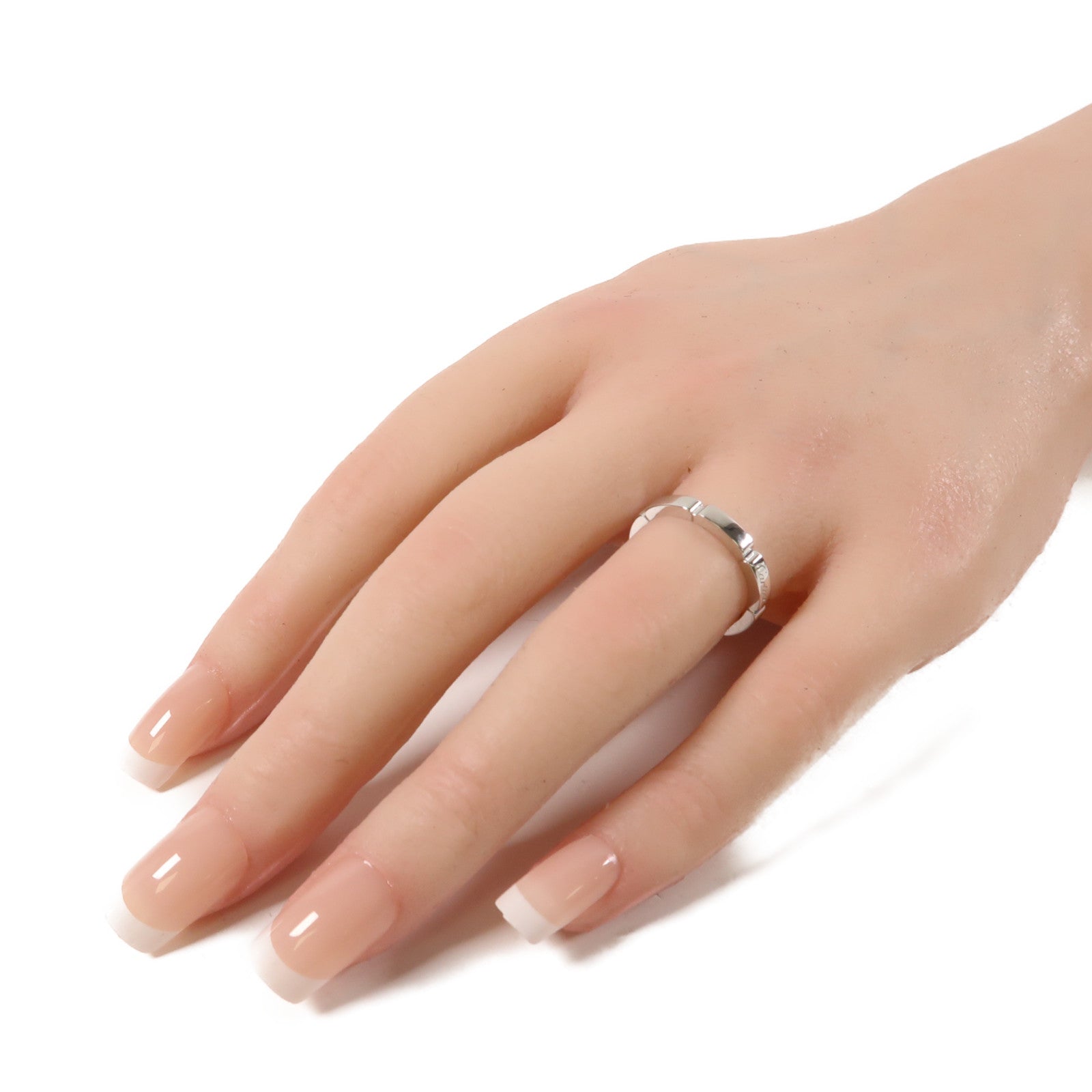 CARTIER 【激減優惠】18K白金Maillon Panthere Wedding Ring戒指US#6