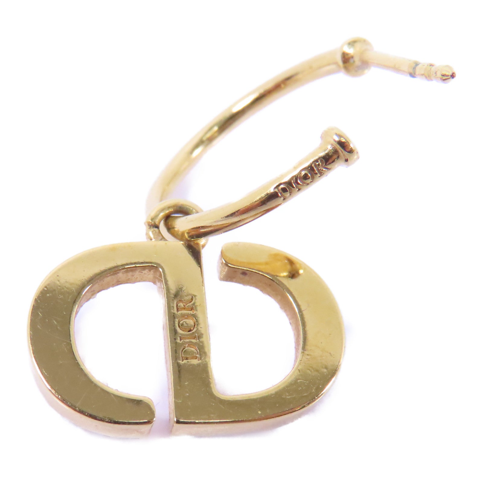 Dior 金屬Earrings耳環金色/白色