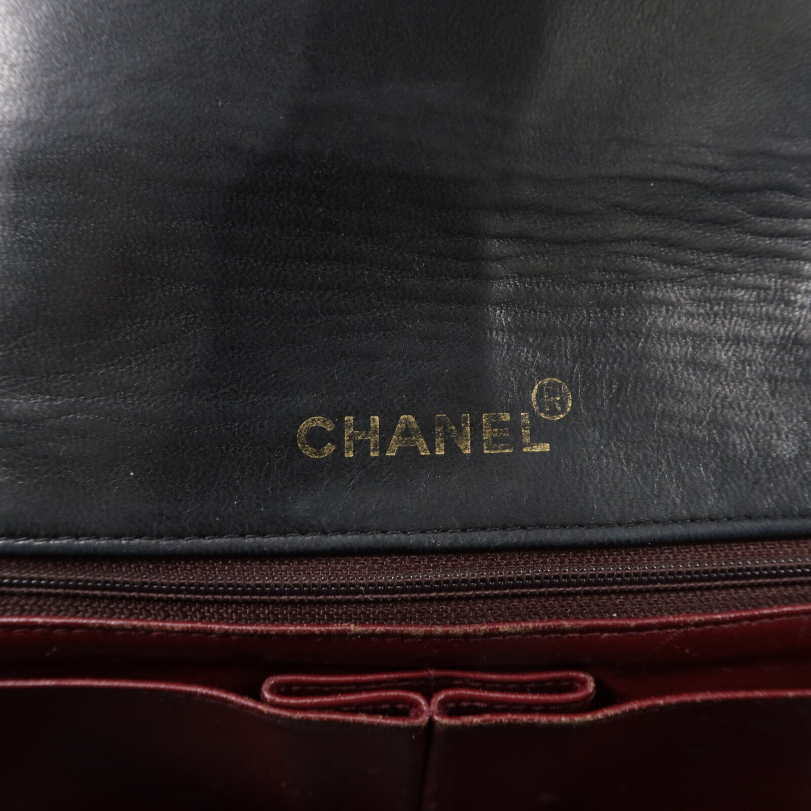 CHANEL 羊皮皮革Vintage Chain Shoulder鏈帶肩背袋