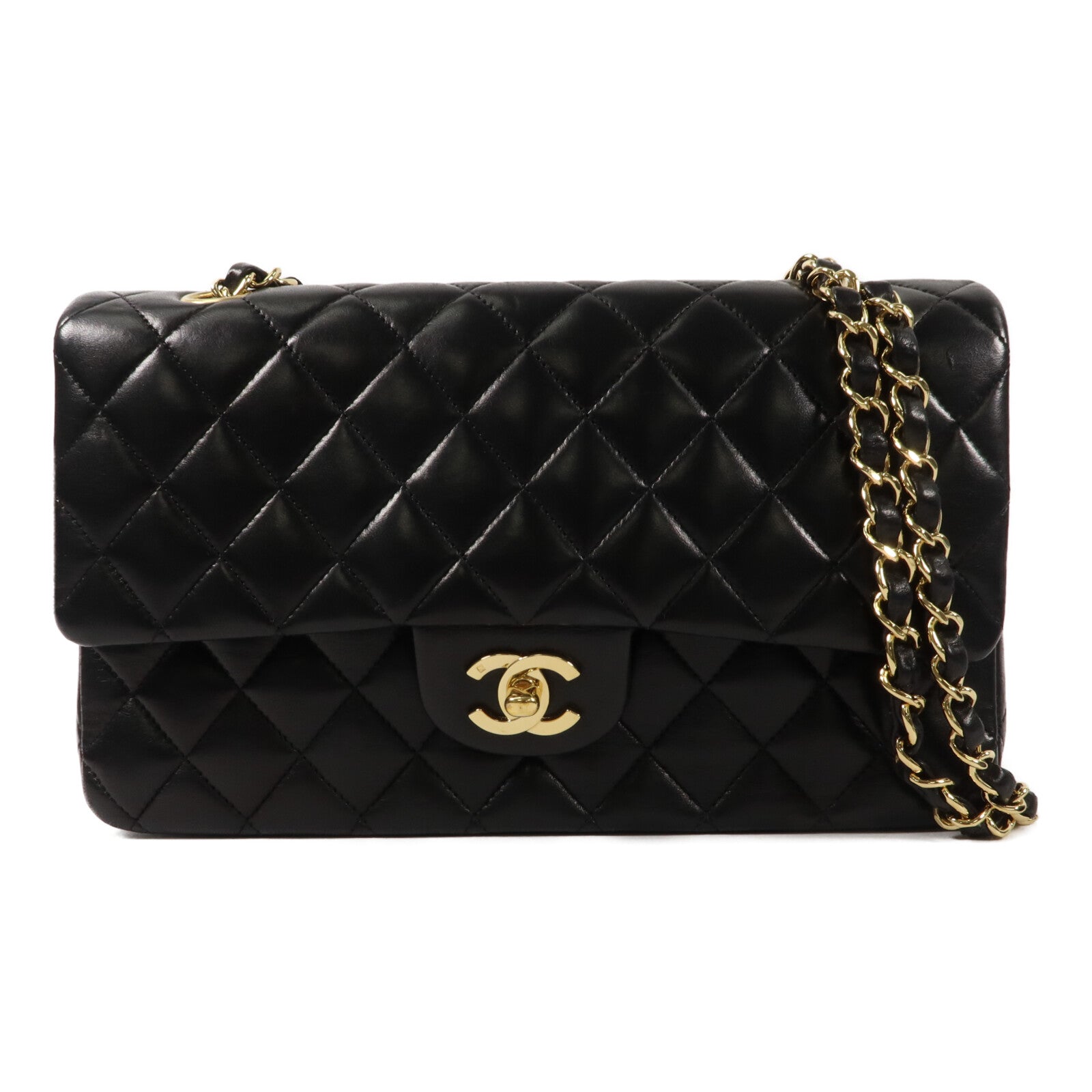 CHANEL 羊皮皮革Classic 25鏈帶肩背袋