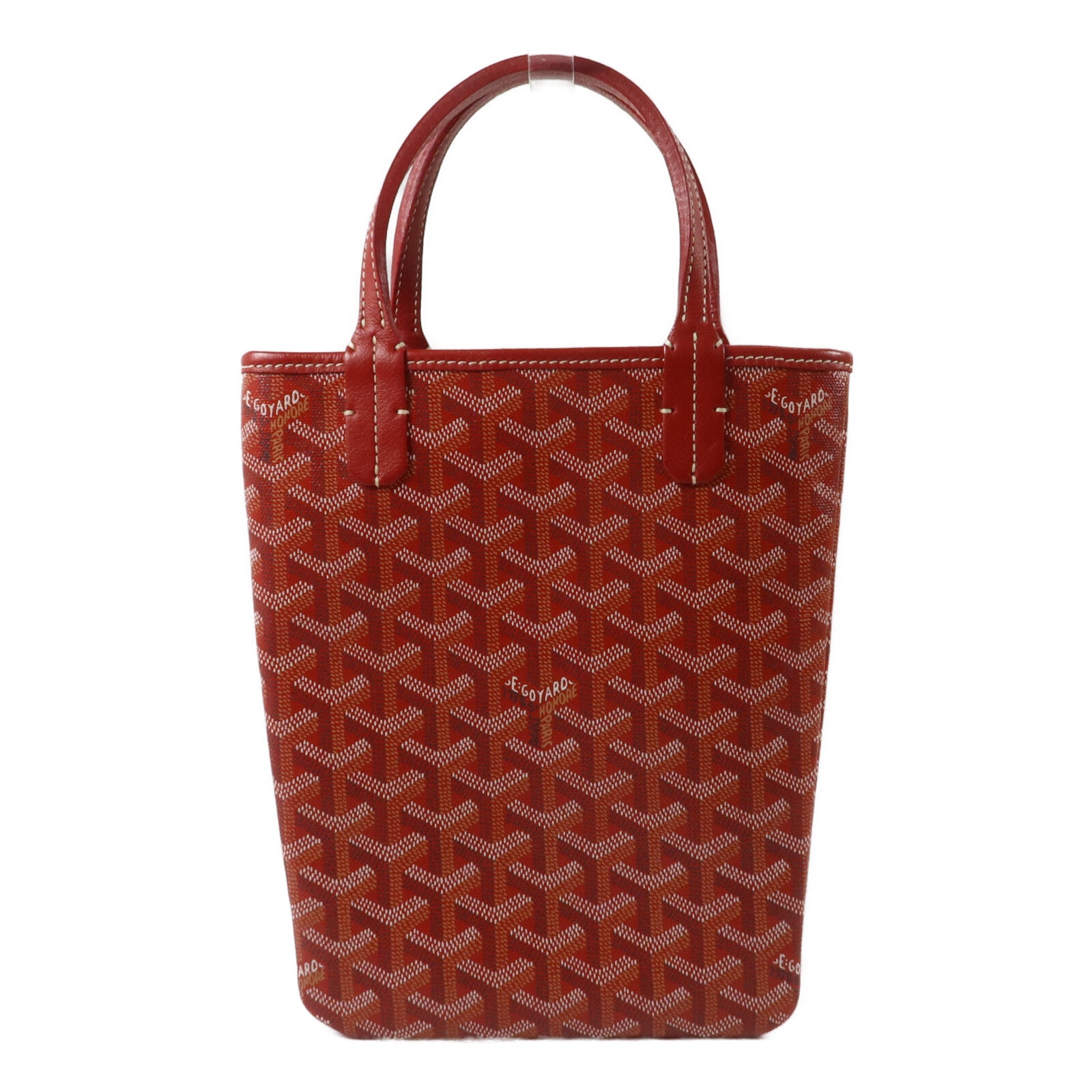 GOYARD 牛皮皮革/塗層帆布Poutiers手挽袋