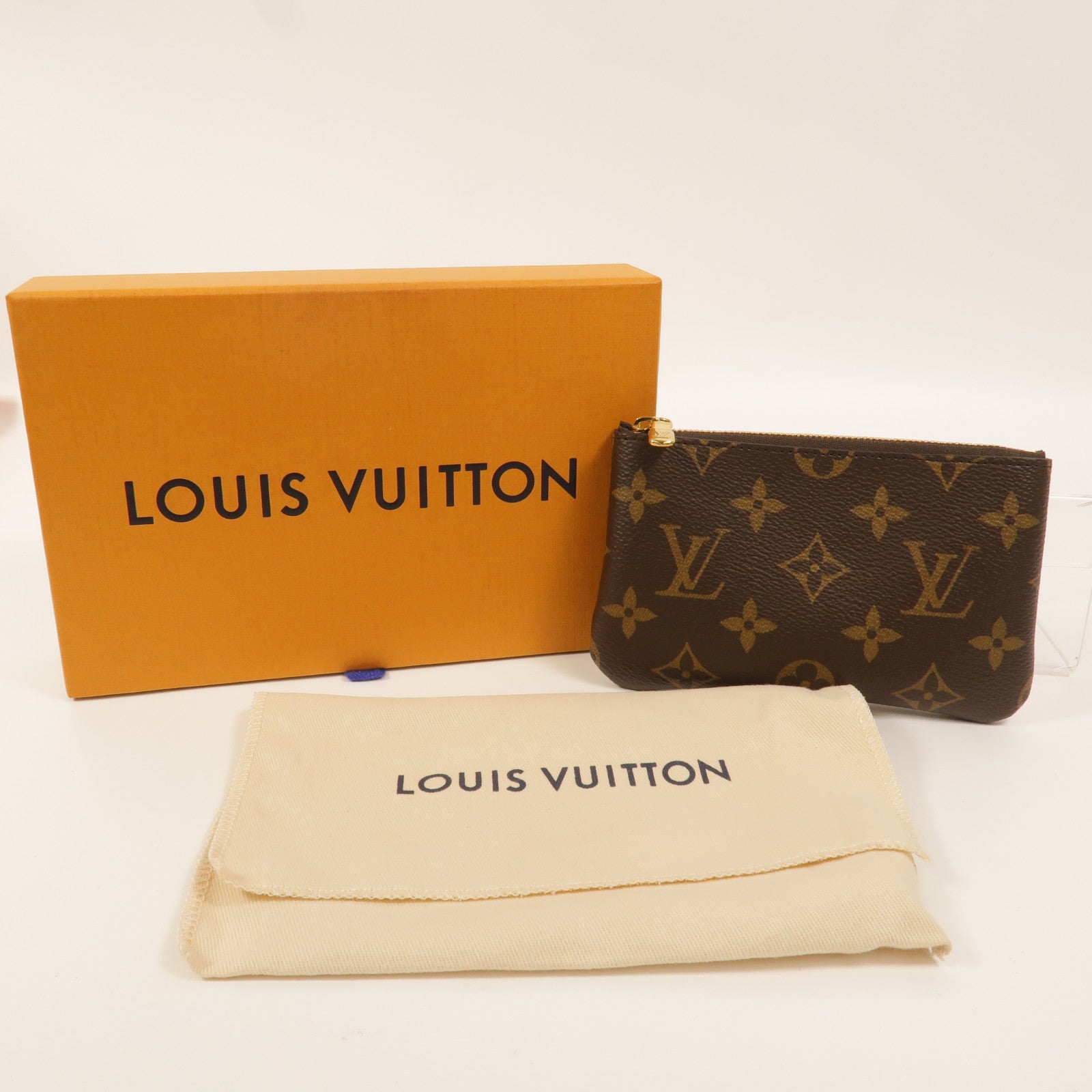 LOUIS VUITTON Monogram Key Pouch S零錢包
