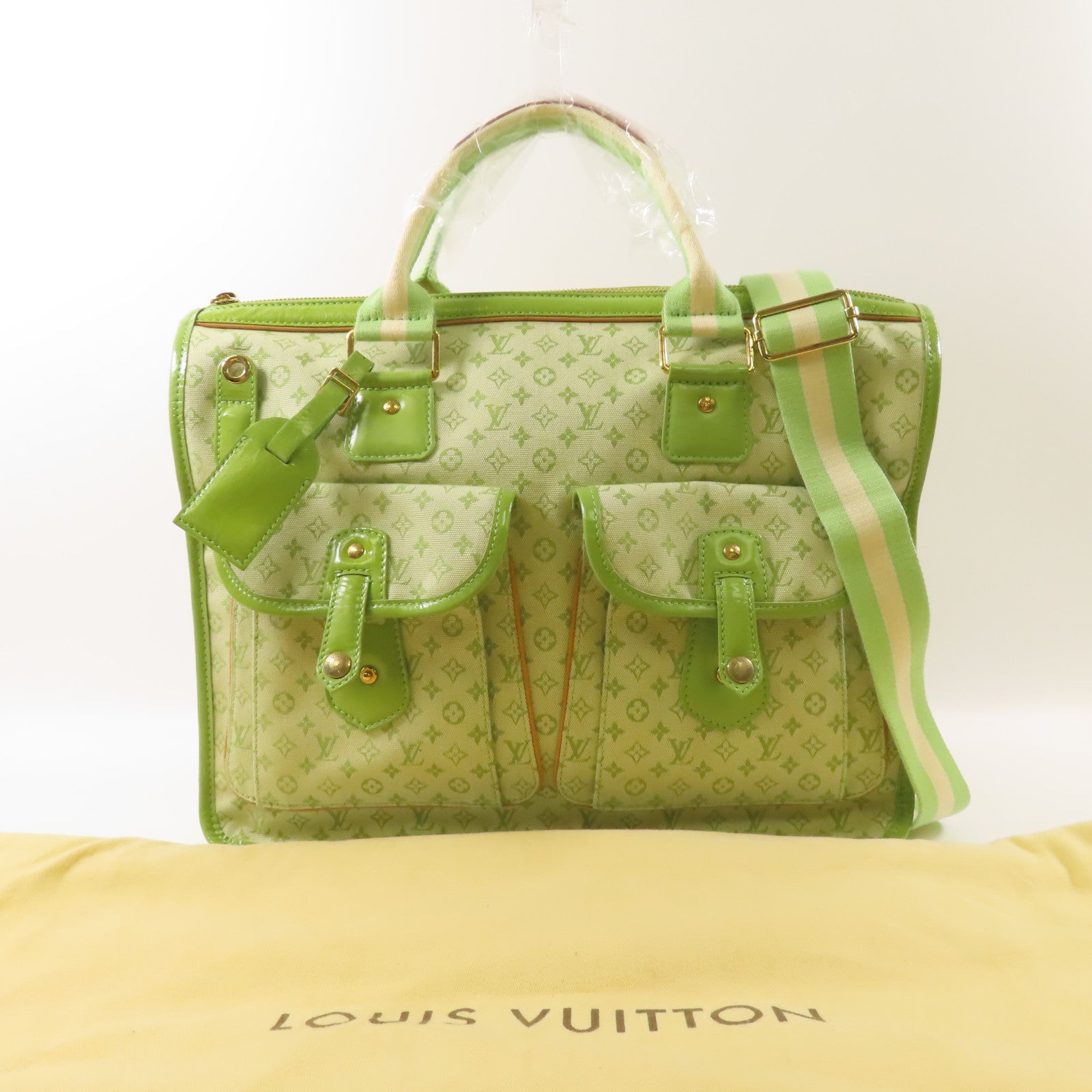 LOUIS VUITTON Monogram Mini Sac Mary Kate金扣手挽肩背兩用袋