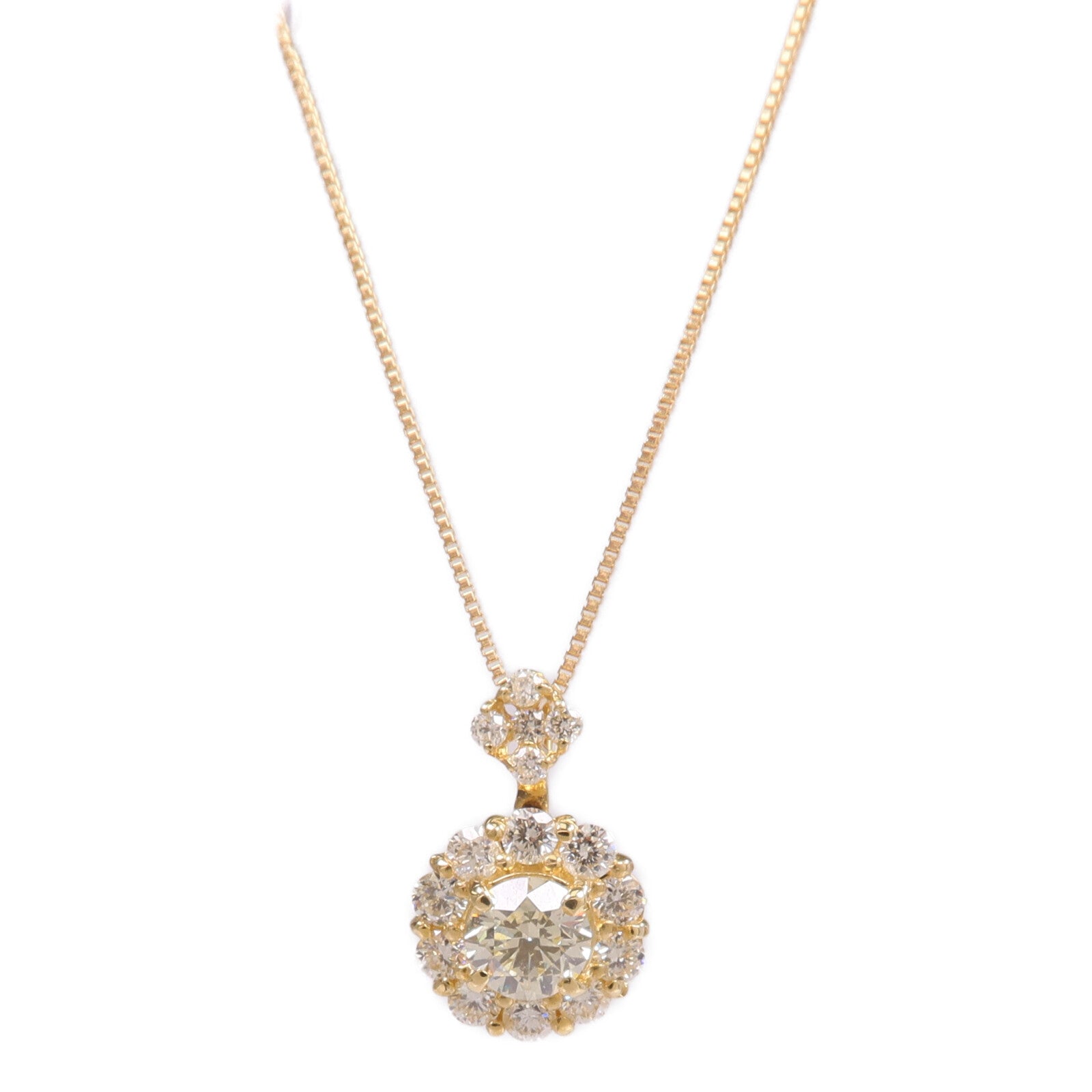 JEWELRY 18K黃金Diamond Necklace鑽石項鍊