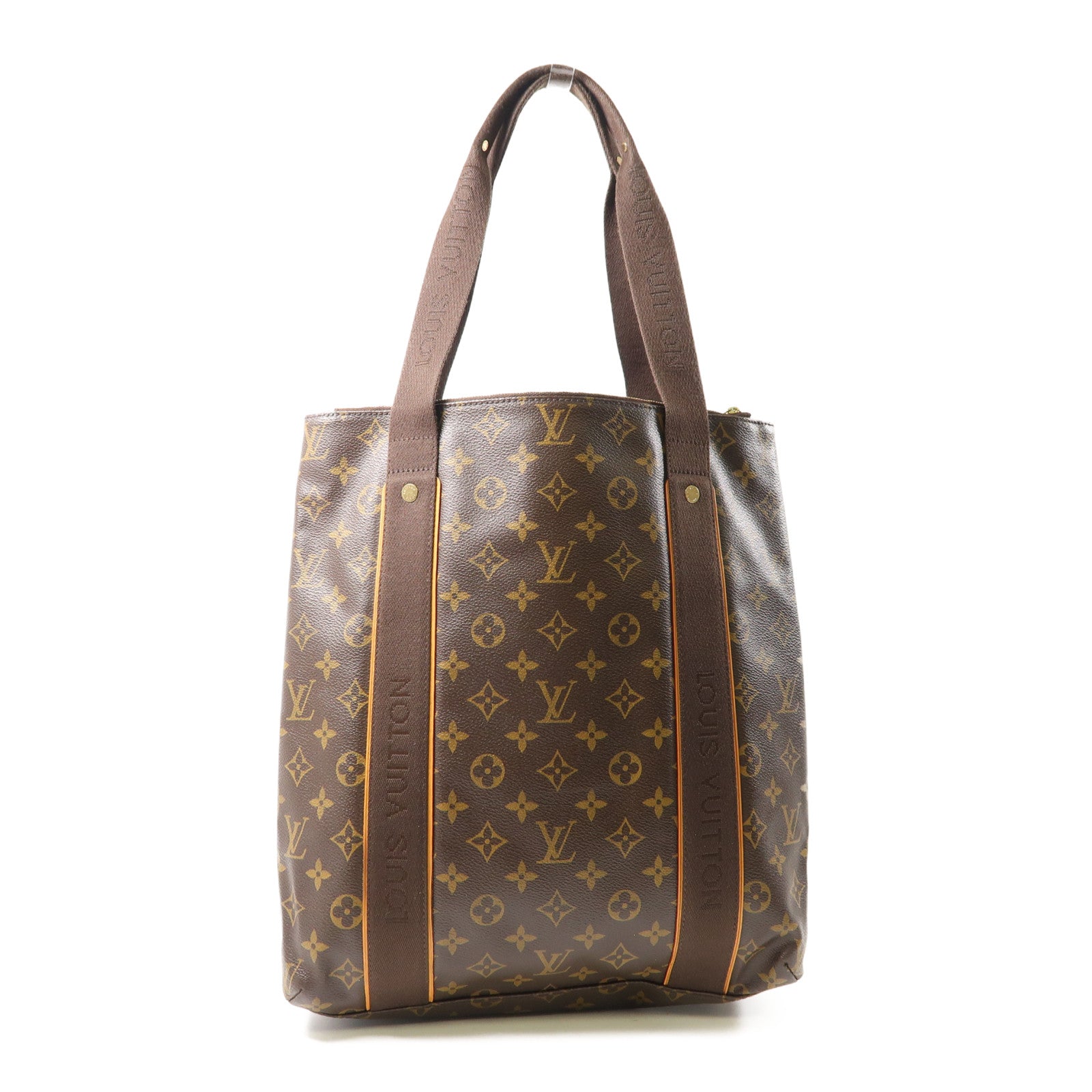 LOUIS VUITTON Monogram Cabas Beaubourg金扣肩背袋啡色
