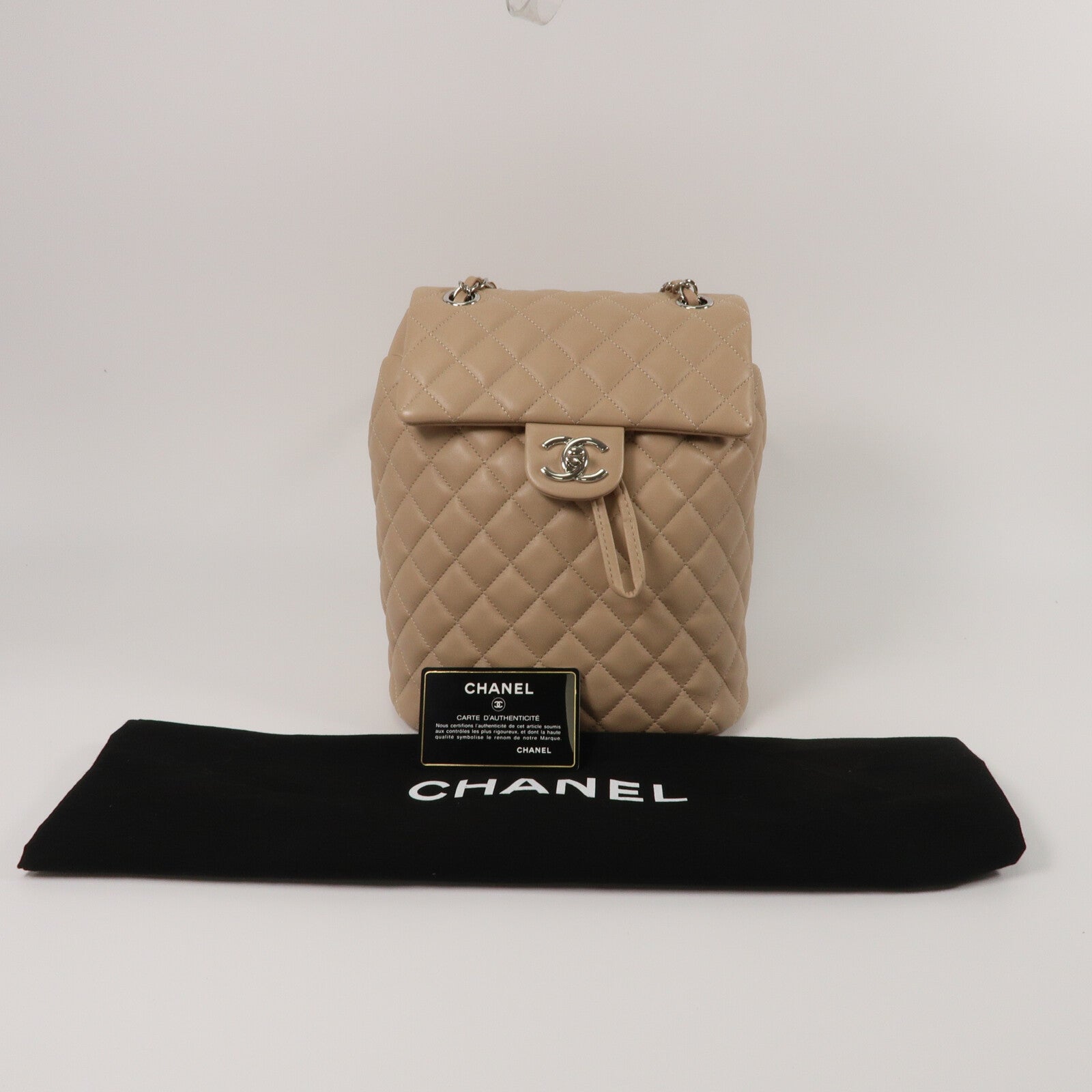 CHANEL 羊皮皮革Backpack背包