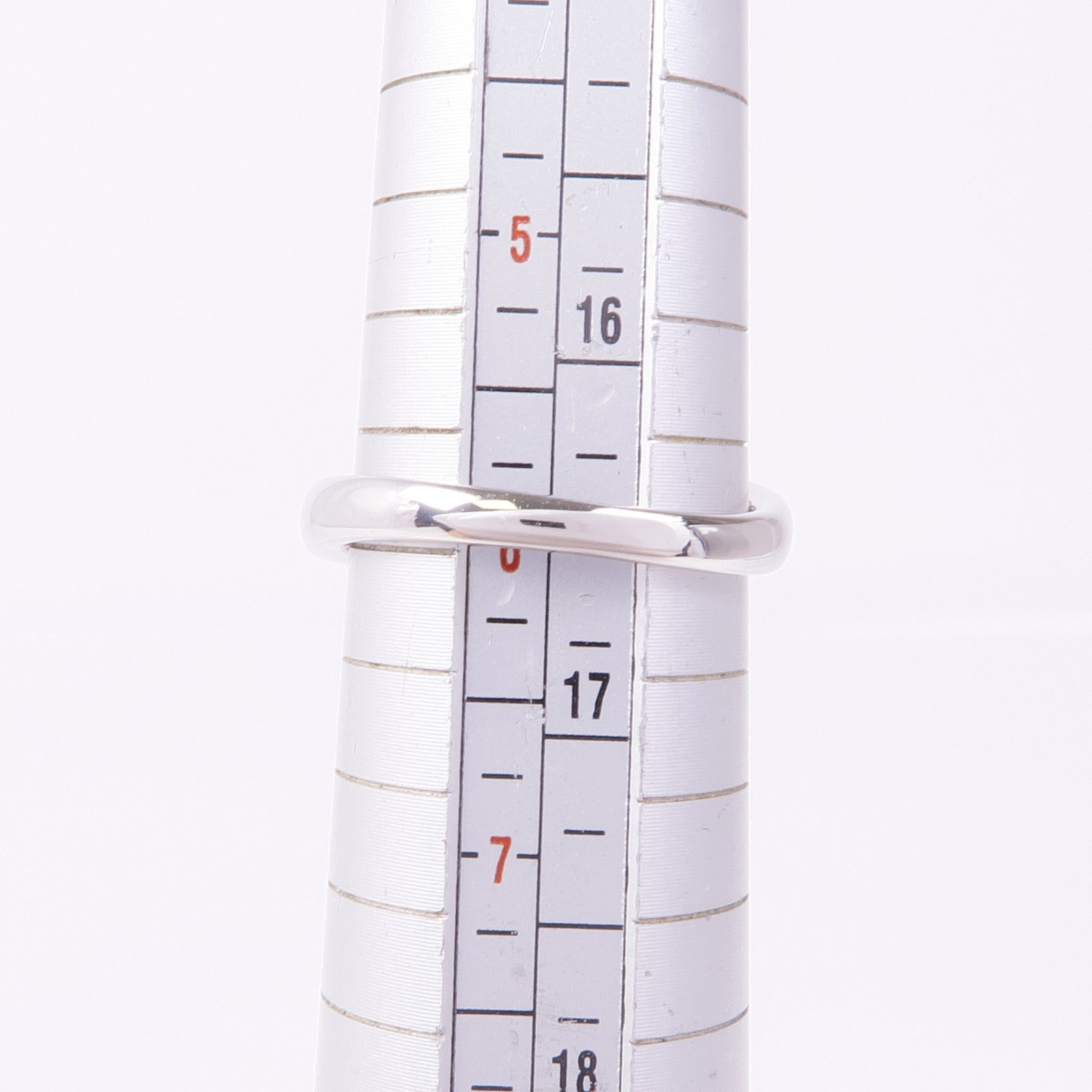 JEWELRY PT900鉑金Sapphire Diamond Ring藍寶石/鑽石戒指US#6