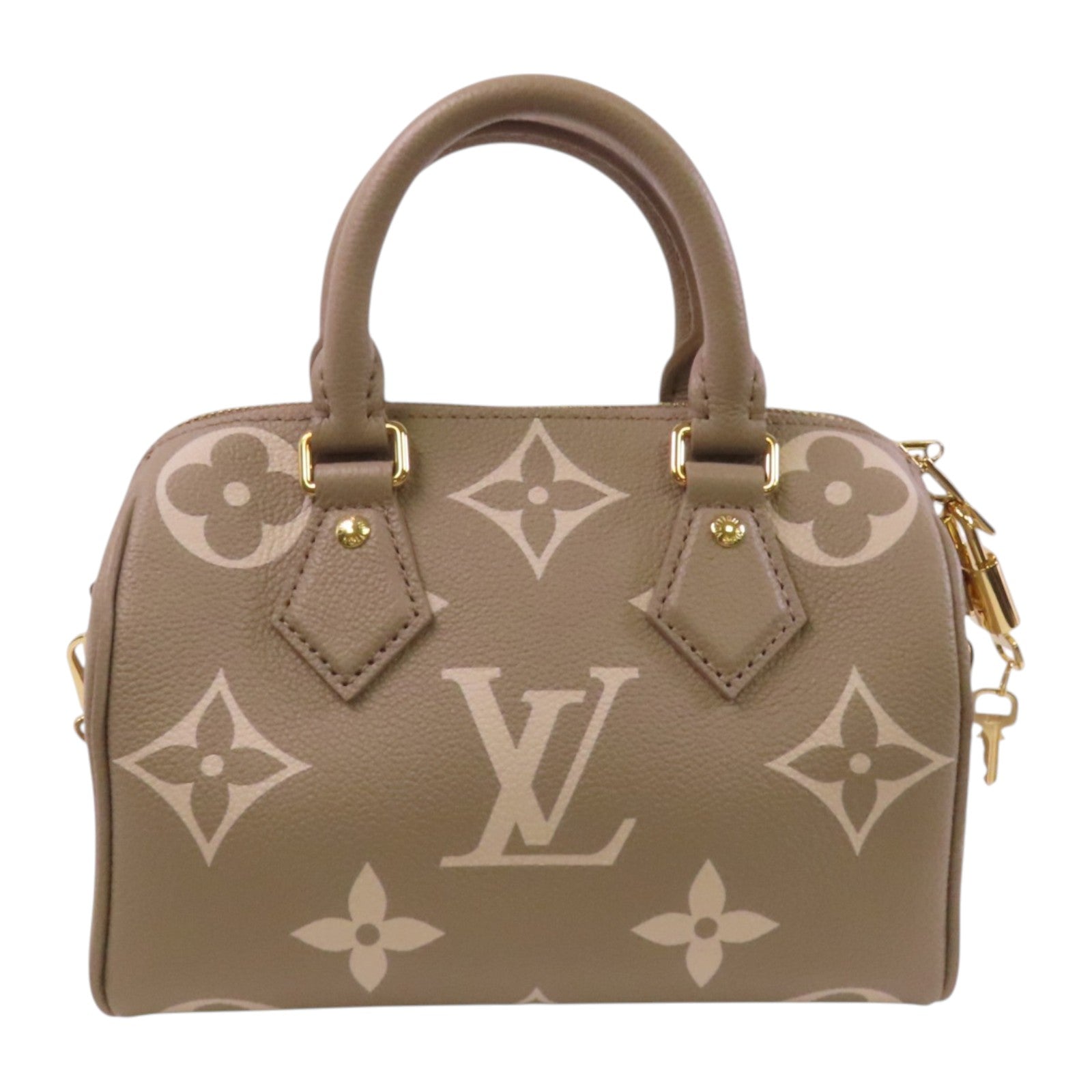 LOUIS VUITTON Monogram Empreinte Speedy Bandouliere 20金扣手挽肩背兩用袋