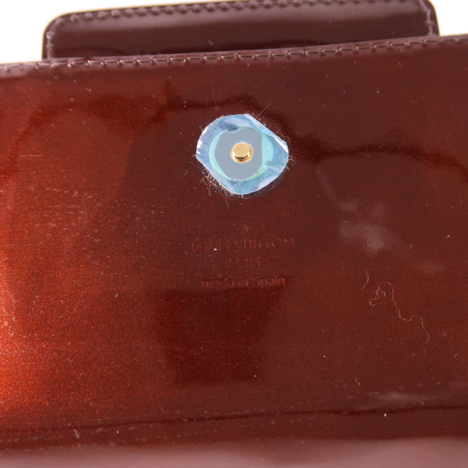 LOUIS VUITTON Vernis Pouchette Sobe金扣手拿包