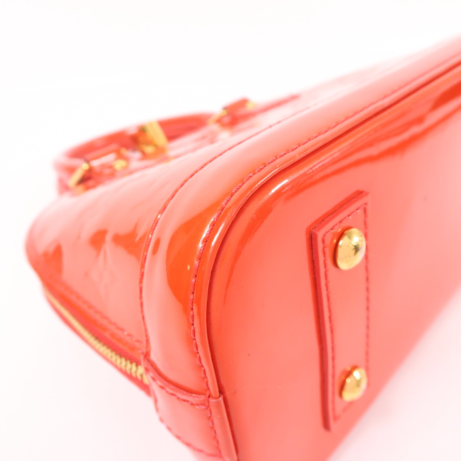 LOUIS VUITTON 【激減優惠】Monogram Vernis Alma BB金扣手挽肩背兩用袋