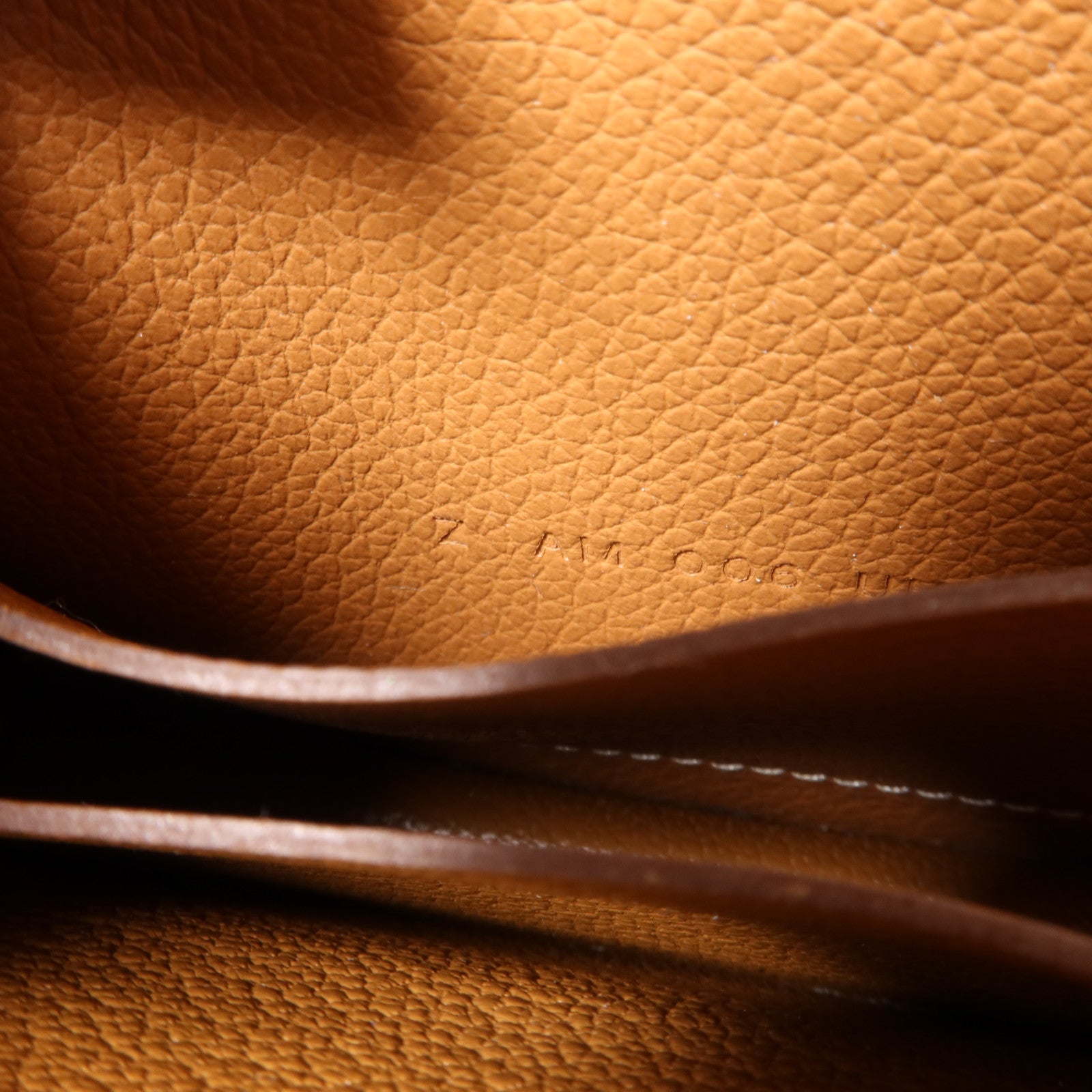 HERMES Evercolor皮革Roulis Slim銀扣錢包Gold