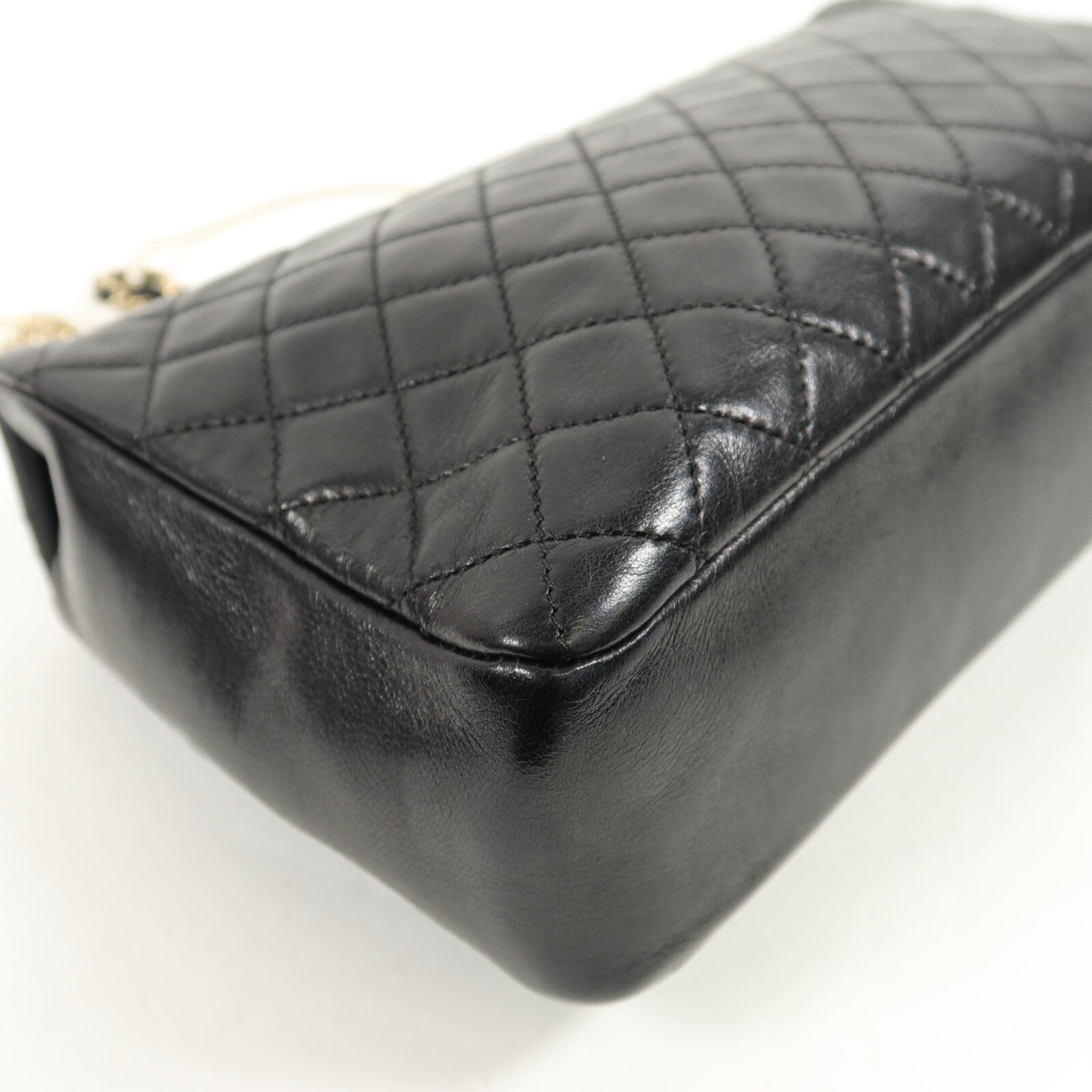 CHANEL 羊皮皮革Chain Shoulder鏈帶肩背袋