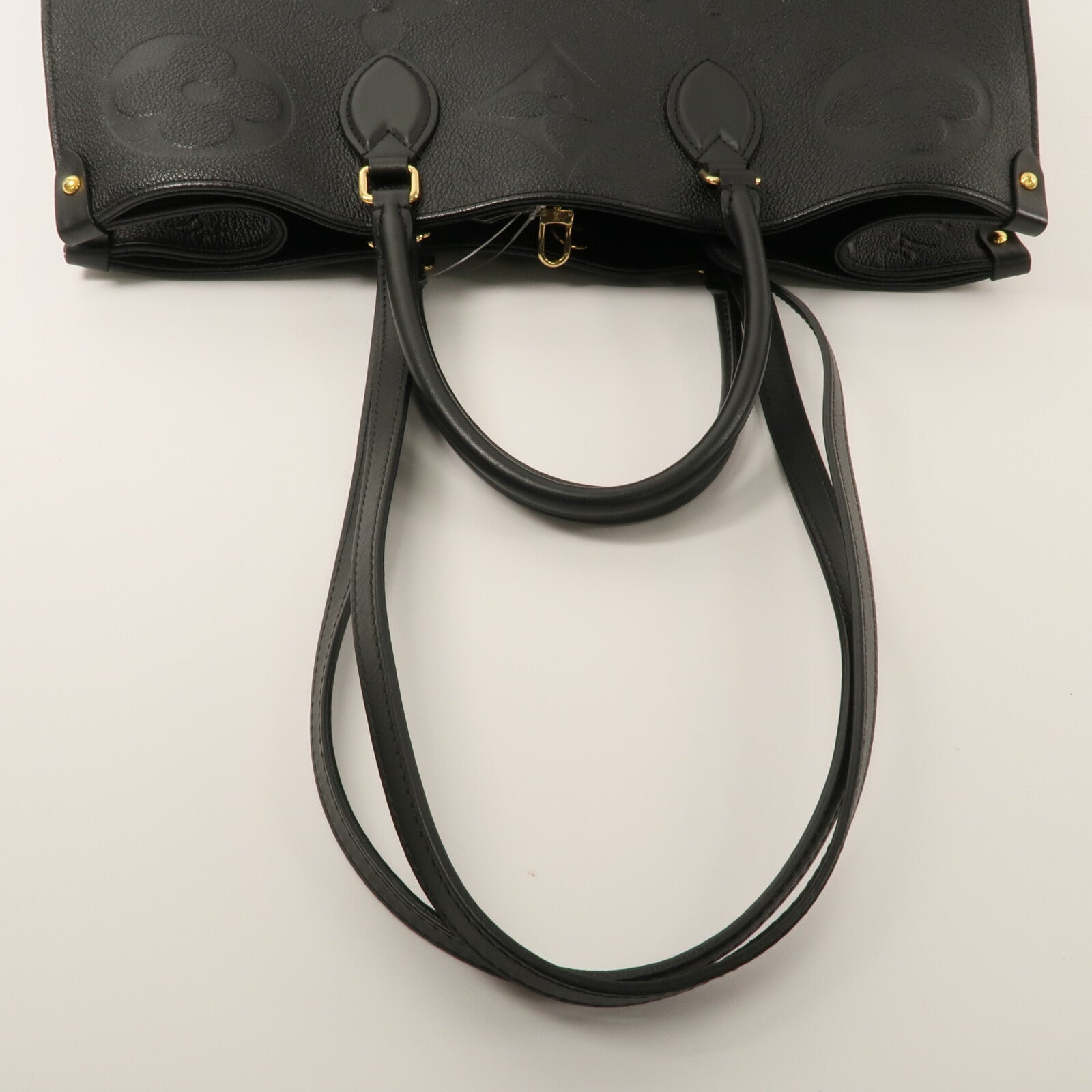 LOUIS VUITTON Monogram Empreinte On The Go GM手挽肩背兩用袋