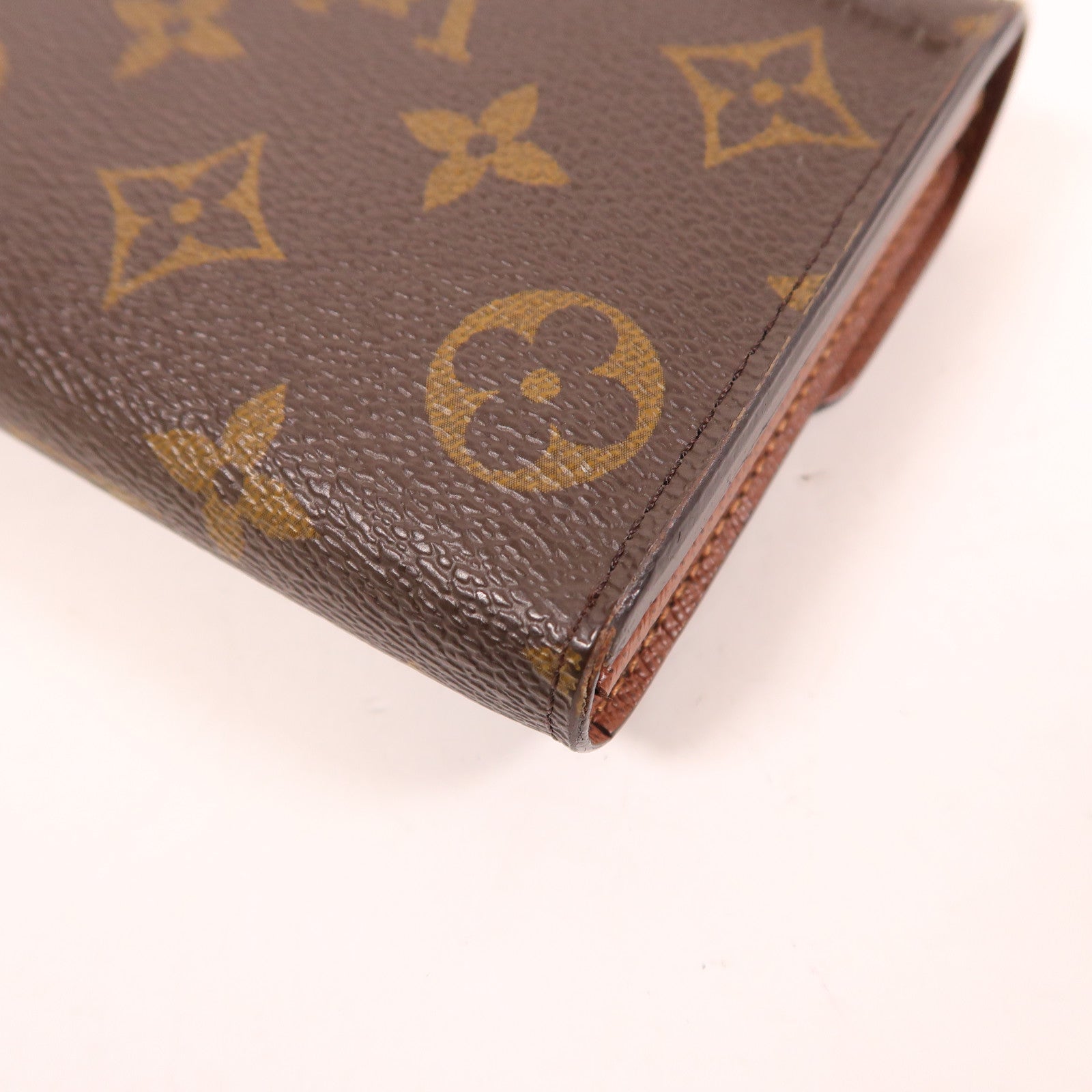 LOUIS VUITTON LV GHW Sarah Long Wallet M62234 Monogram Brown