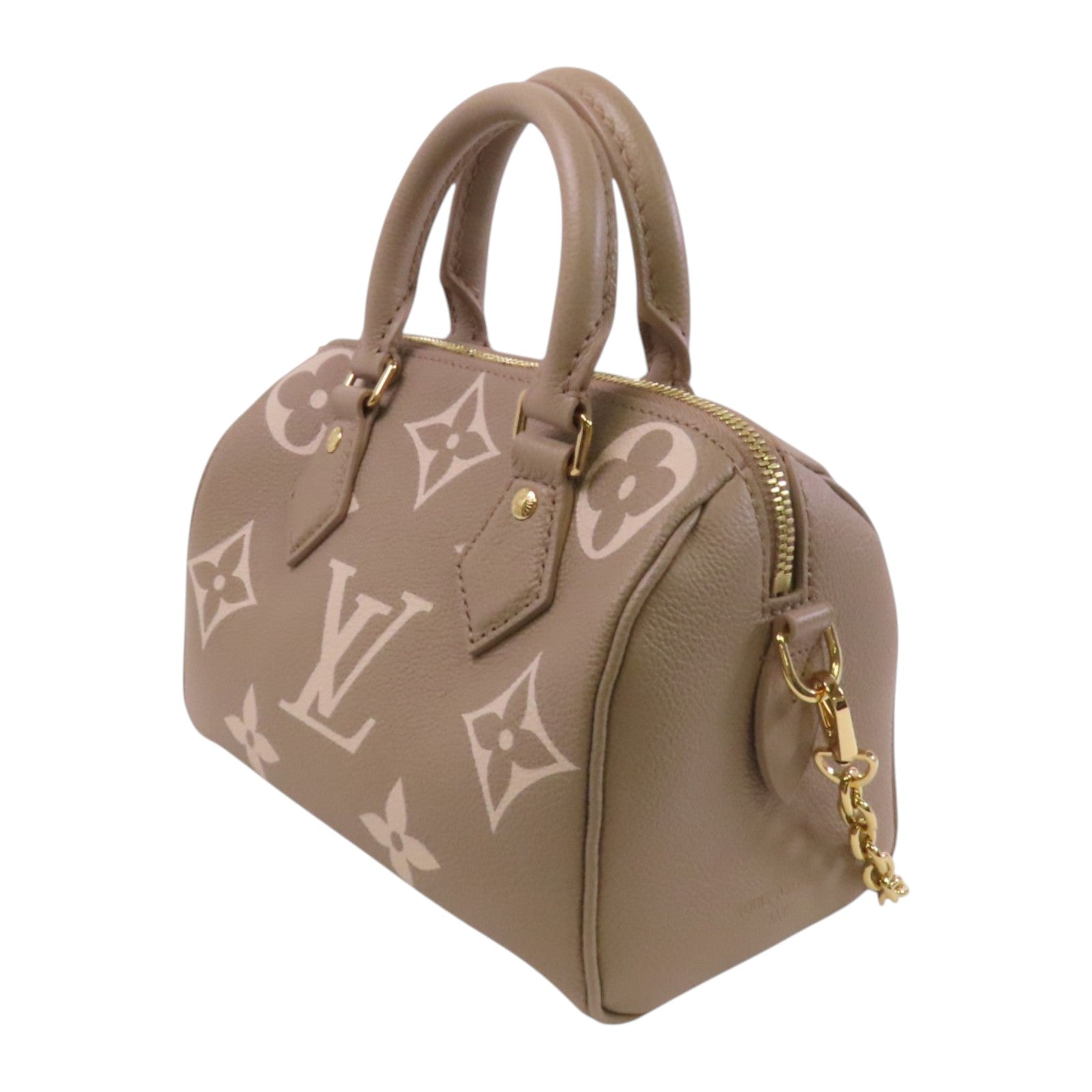 LOUIS VUITTON Monogram Empreinte Speedy Bandouliere 20金扣手挽肩背兩用袋