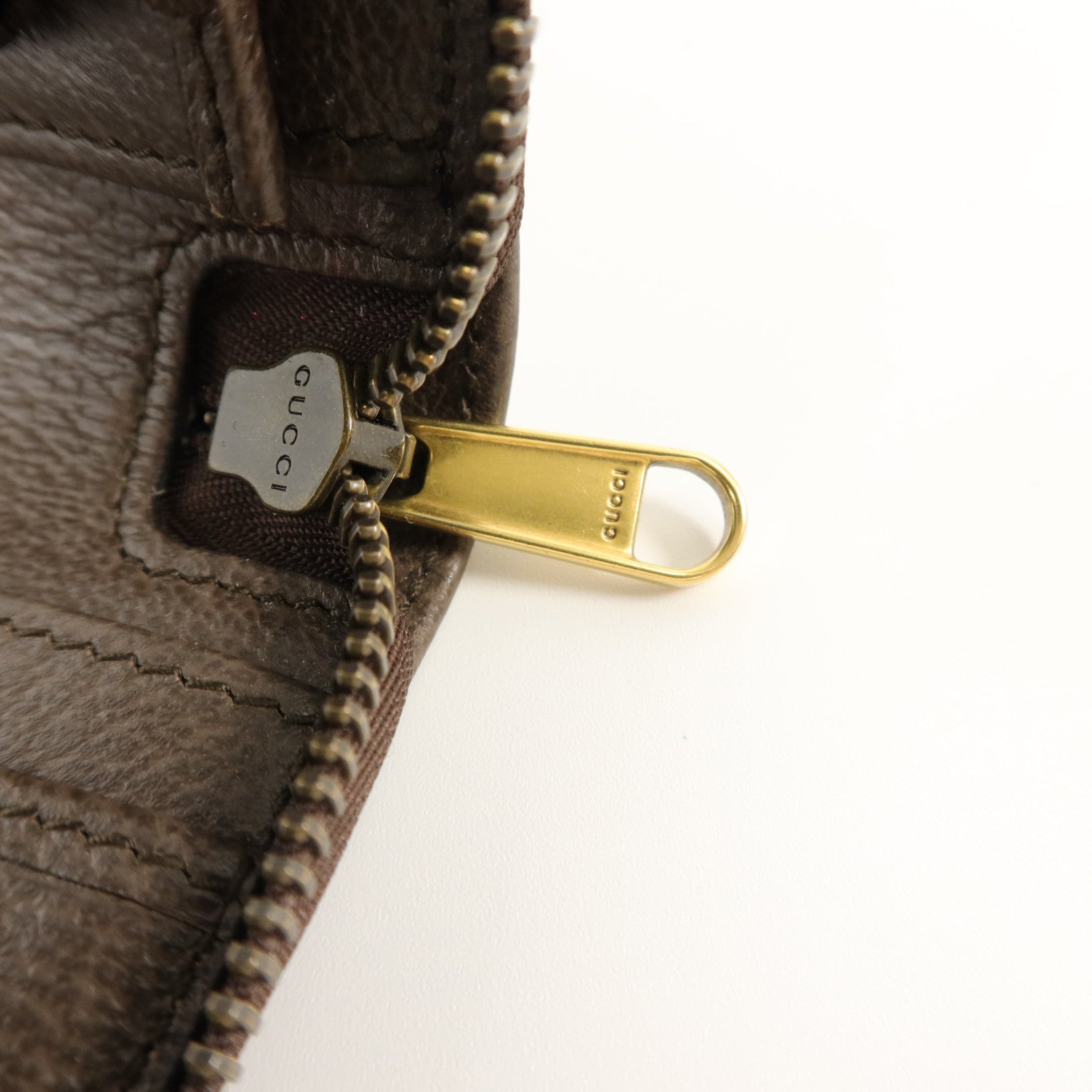 GUCCI 塗層帆布Zipper Long Wallet長錢包