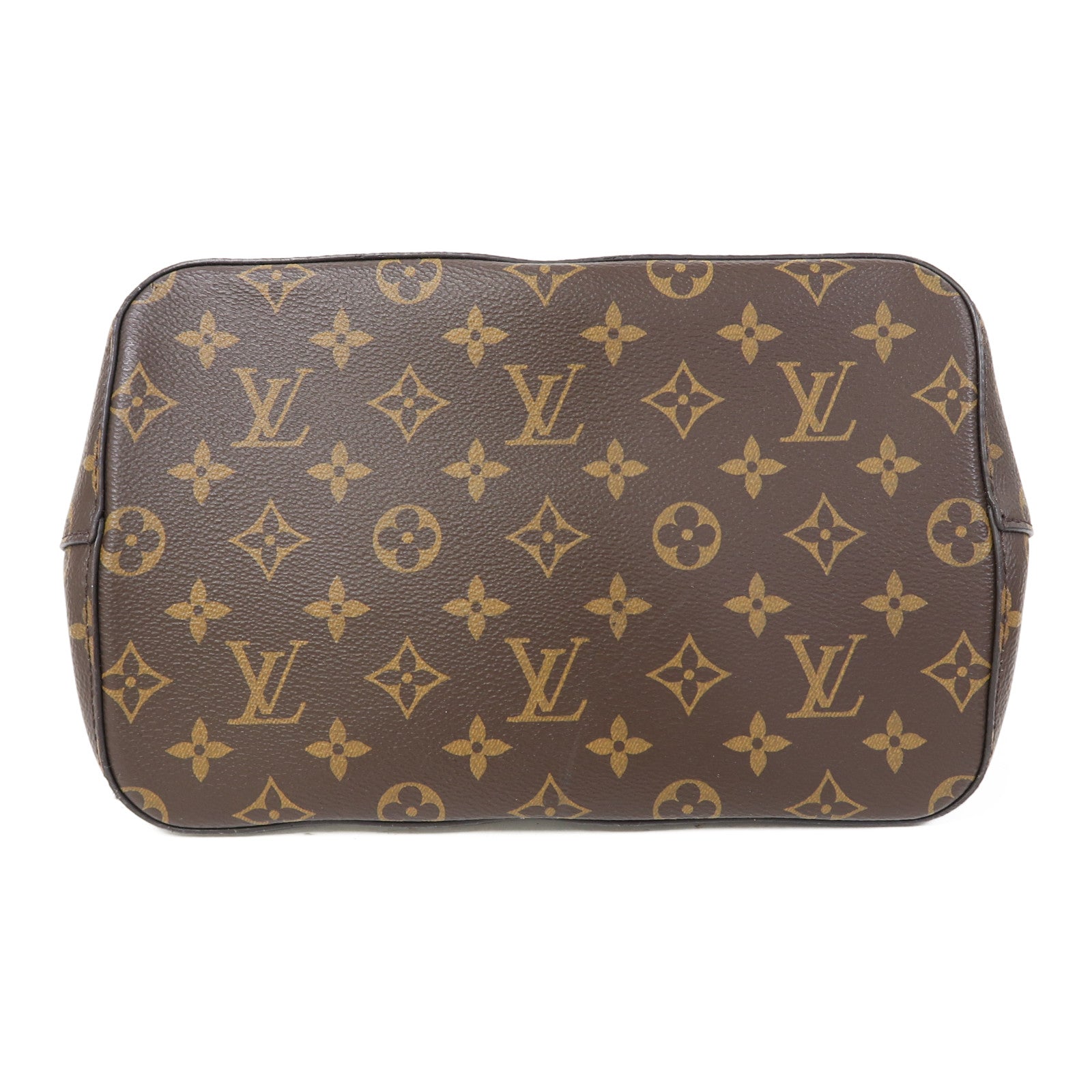 LOUIS VUITTON Monogram Neo Noe MM金扣肩背袋啡色/紅色
