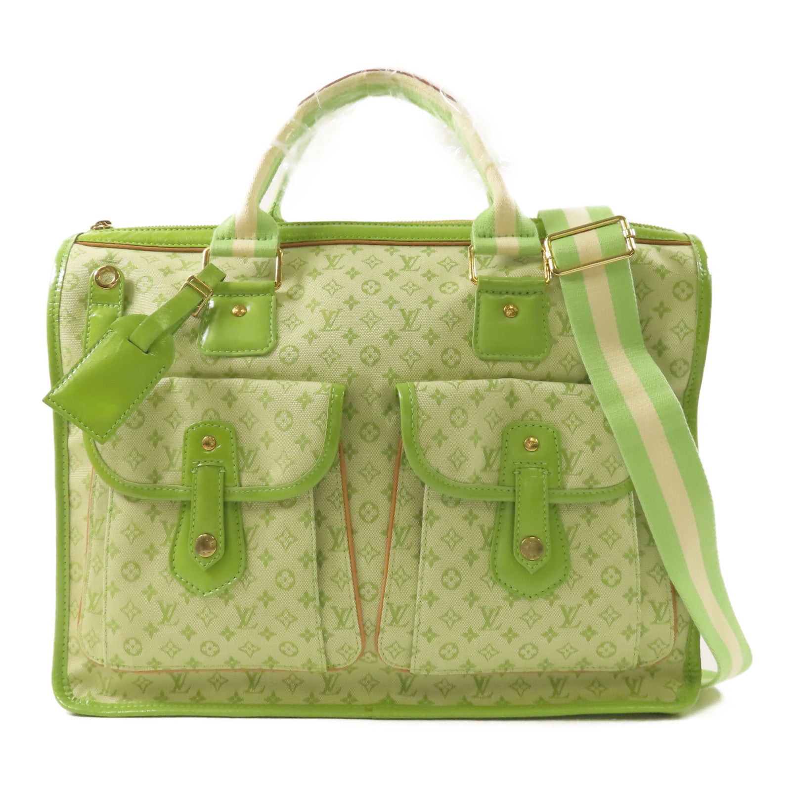 LOUIS VUITTON Monogram Mini Sac Mary Kate金扣手挽肩背兩用袋