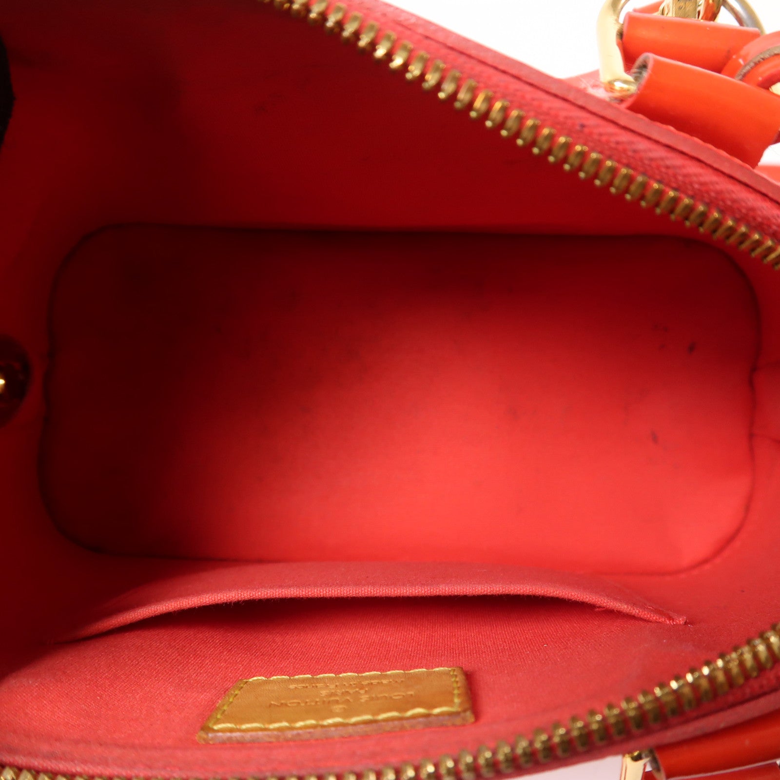 LOUIS VUITTON 【激減優惠】Monogram Vernis Alma BB金扣手挽肩背兩用袋