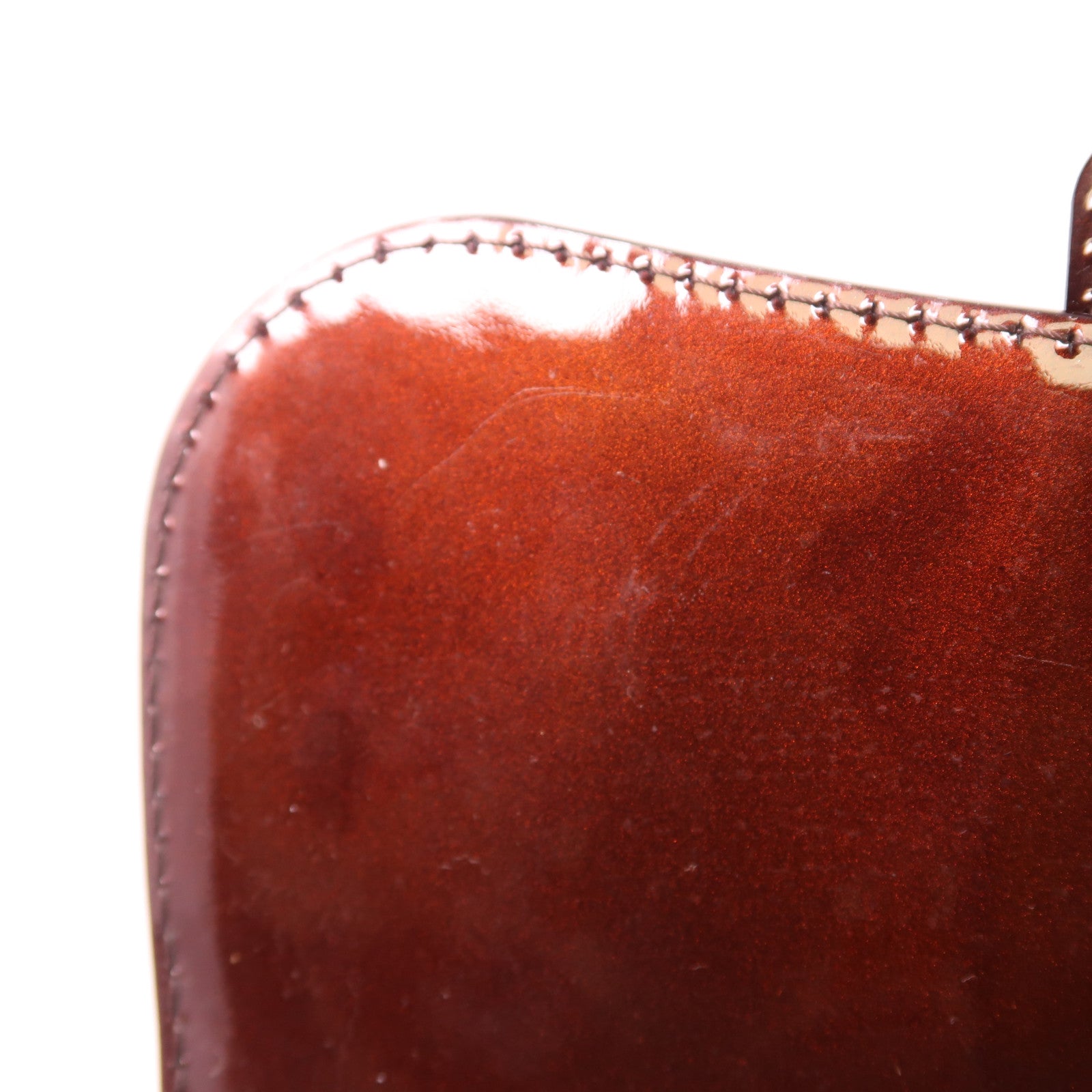 LOUIS VUITTON Vernis Pouchette Sobe金扣手拿包