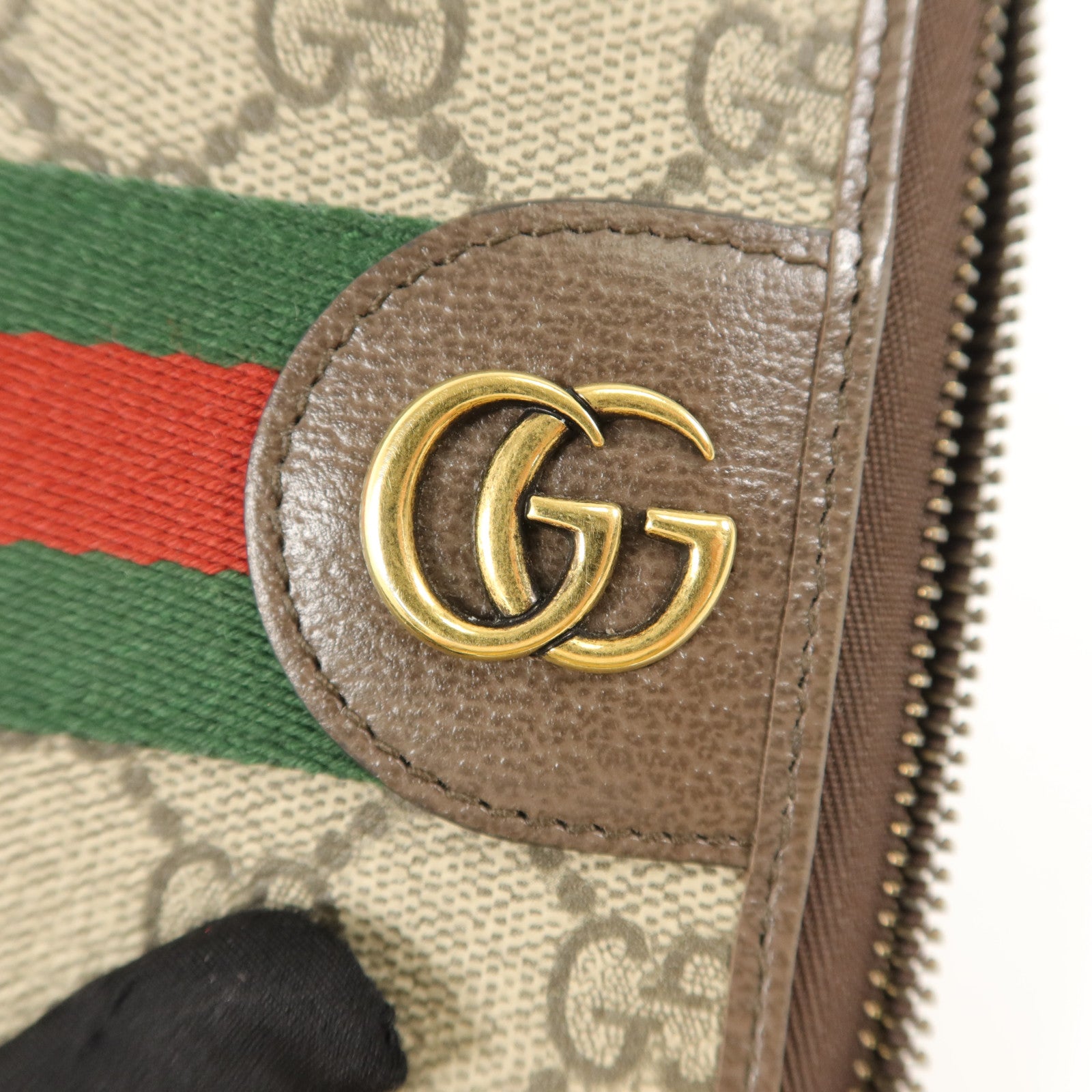 GUCCI 塗層帆布Zipper Long Wallet長錢包