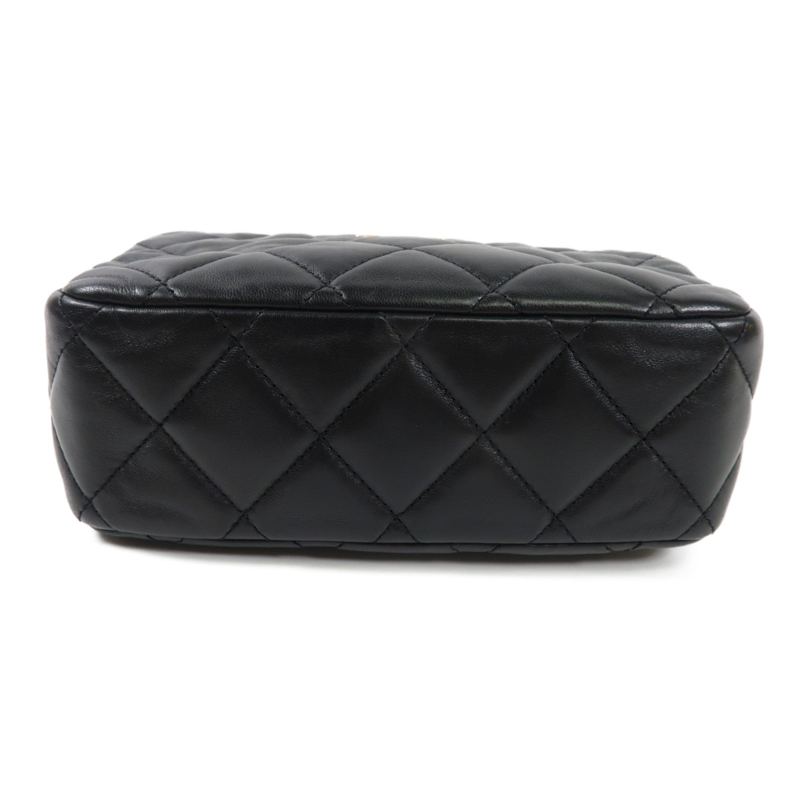 CHANEL 羊皮皮革Chain Shoulder Bag金扣鏈帶肩背袋