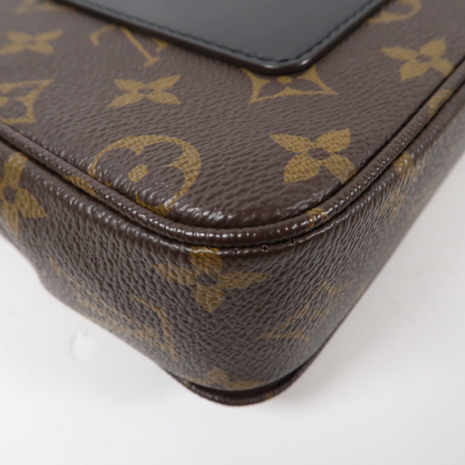 LOUIS VUITTON 【激減優惠】Monogram Marceau金扣肩背袋啡色