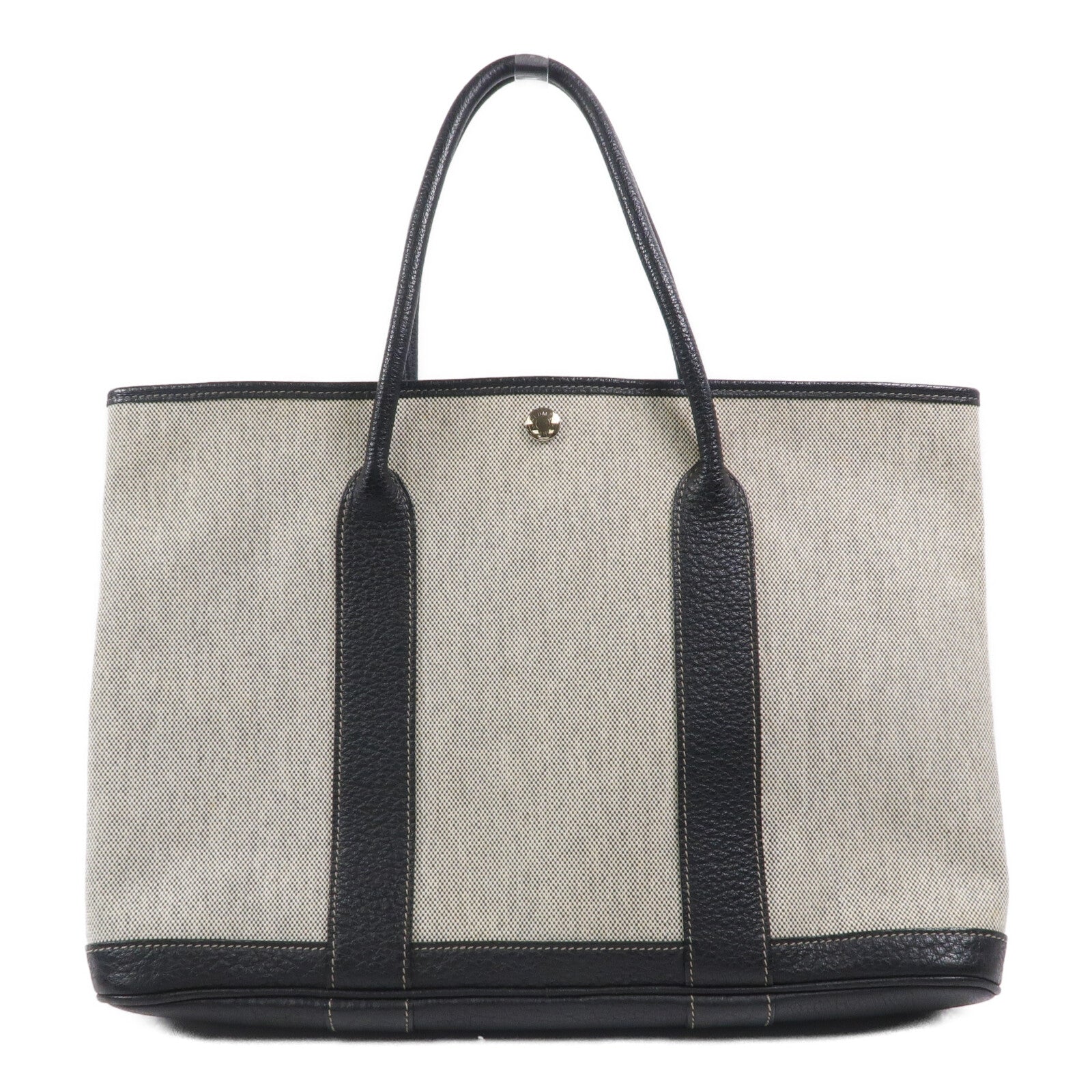 HERMES 帆布Garden Party PM手挽袋