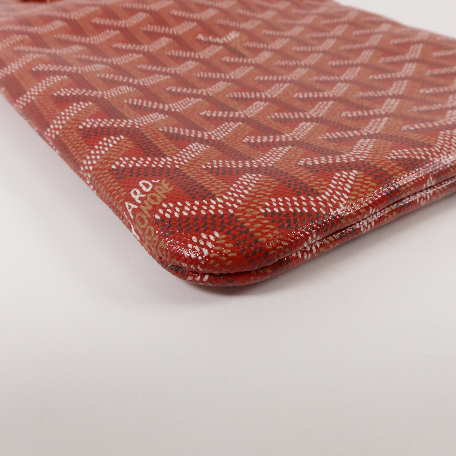GOYARD 牛皮皮革/塗層帆布Poutiers手挽袋