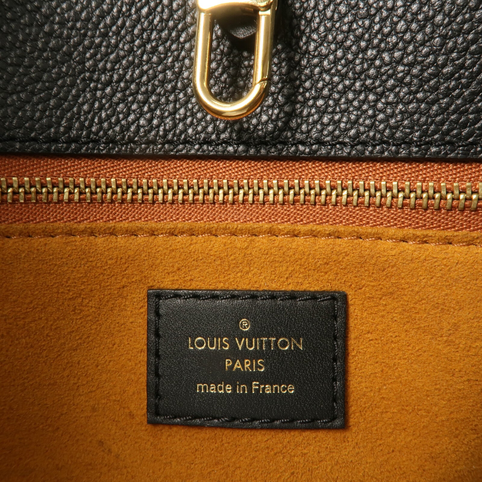 LOUIS VUITTON Monogram Empreinte On The Go GM手挽肩背兩用袋