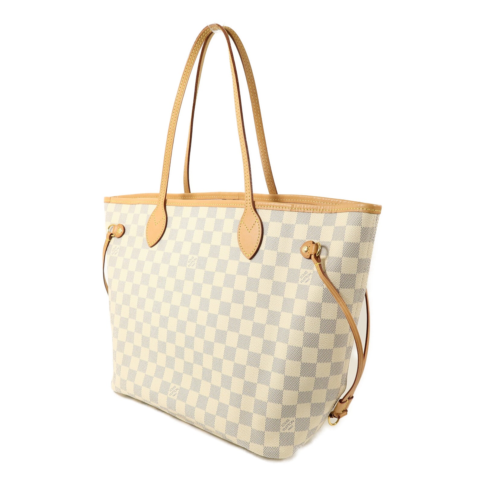 LOUIS VUITTON Damier Azur Neverfull MM手挽袋
