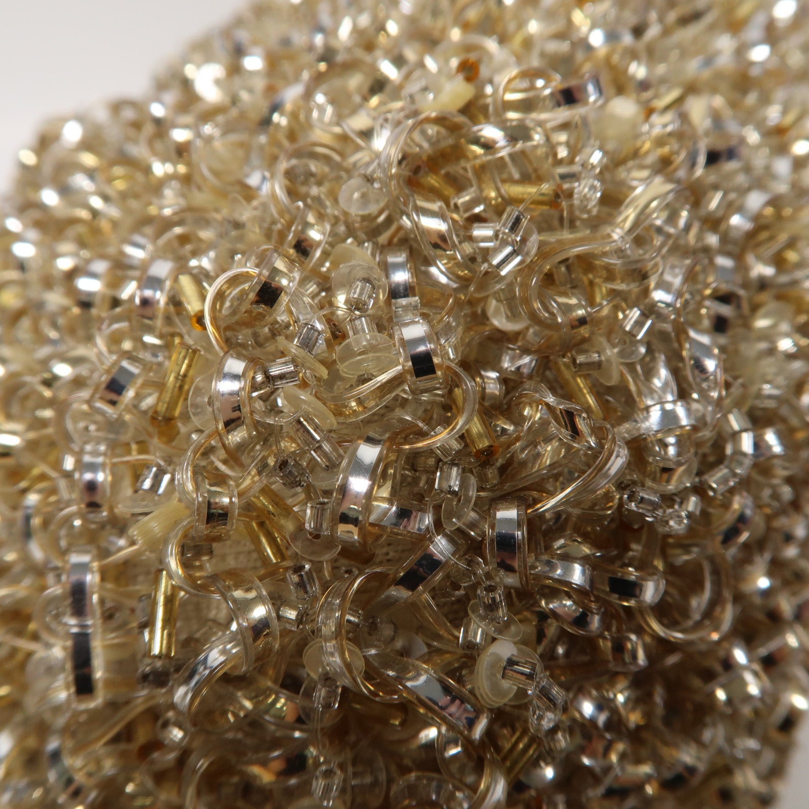 ANTEPRIMA PVC Wirebag銀扣手挽肩背兩用袋金色