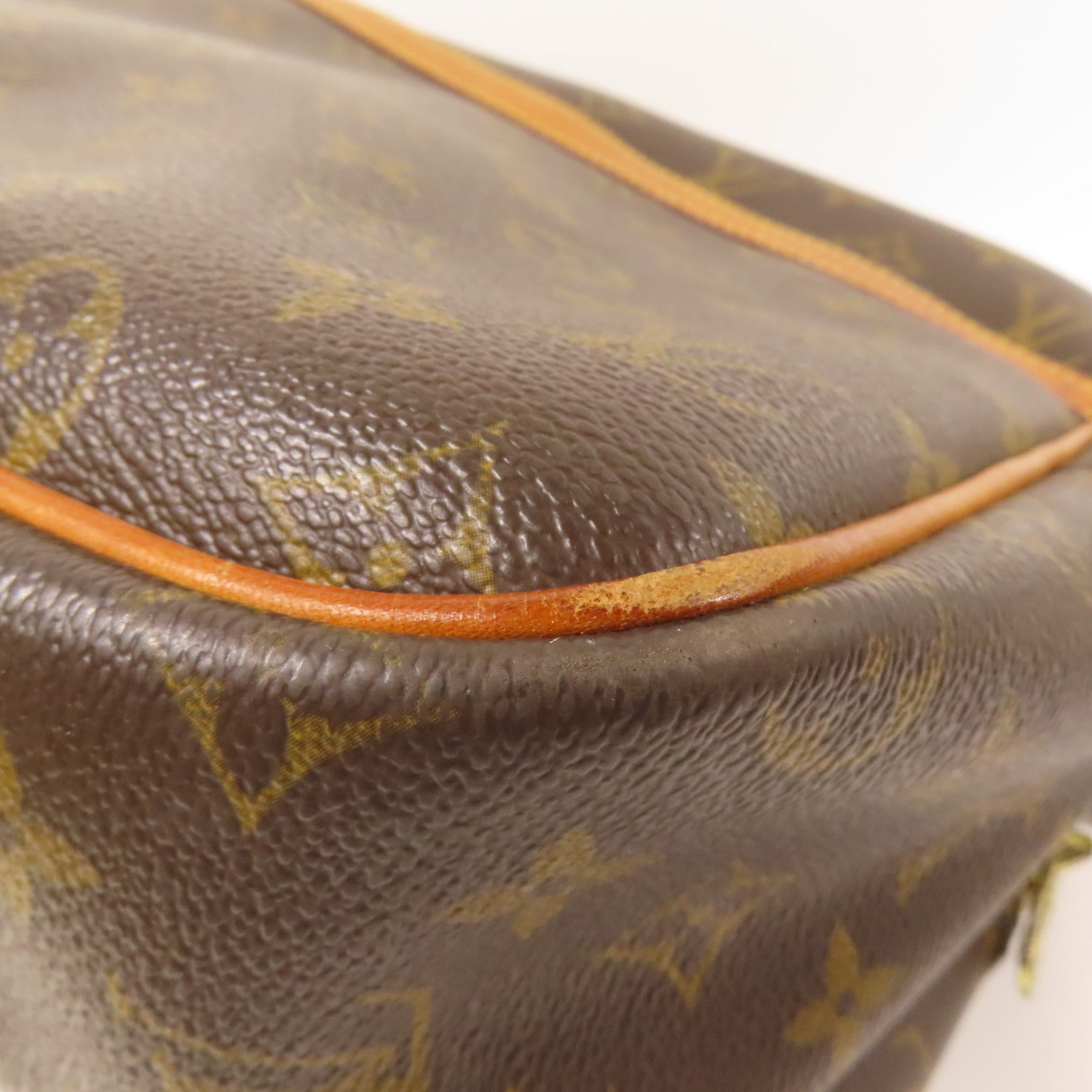 LOUIS VUITTON Monogram Reporter GM金扣肩背袋
