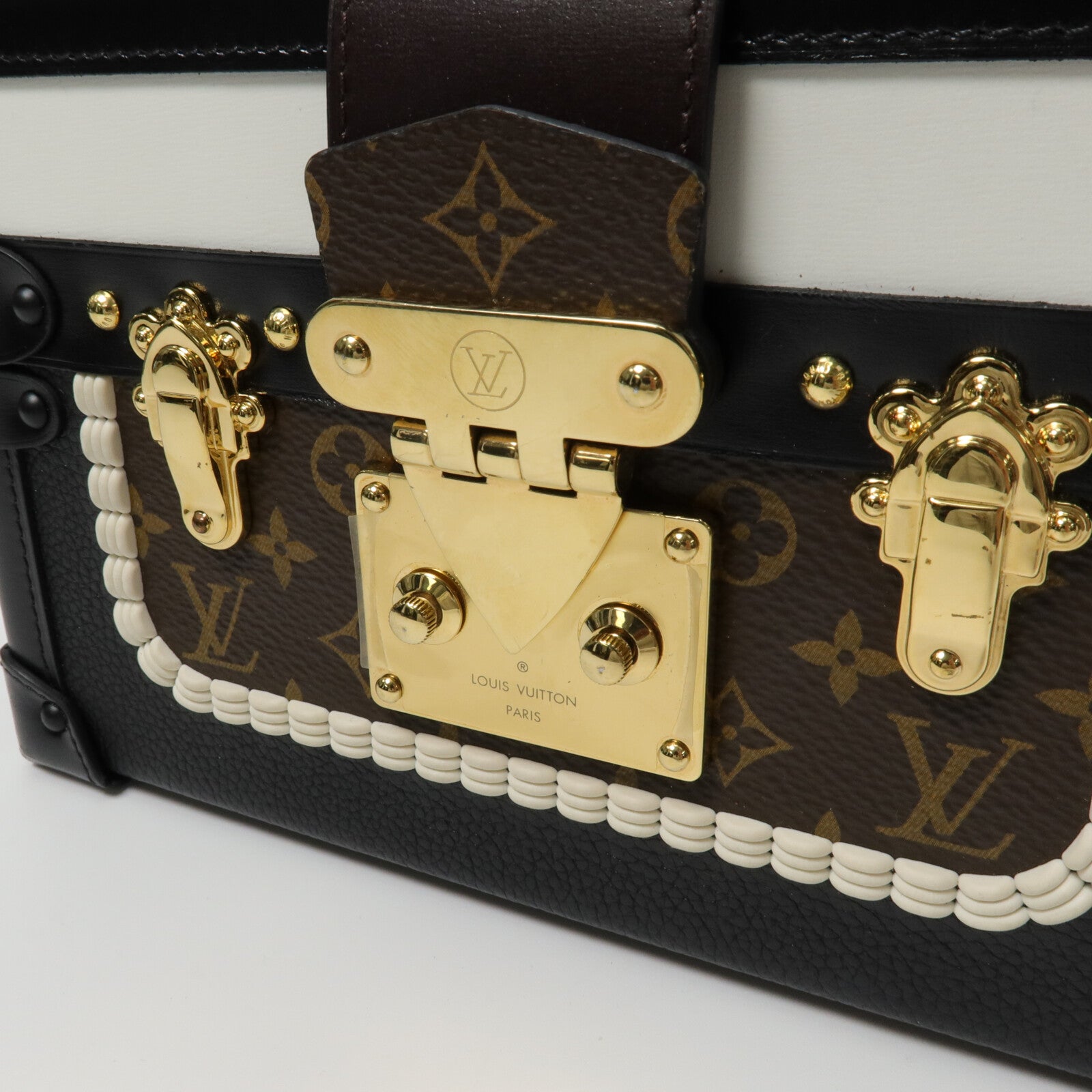 LOUIS VUITTON 牛皮皮革Petite Malle肩背袋