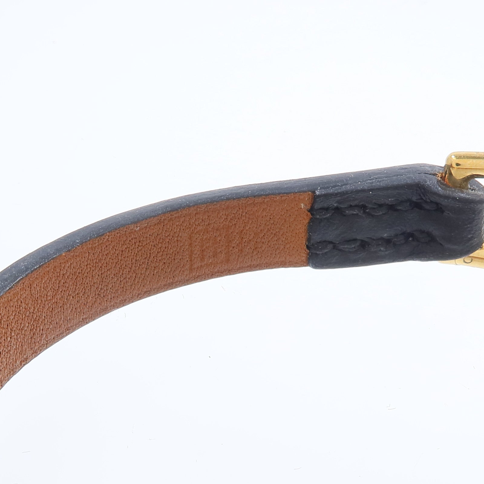 HERMES Chamonix皮革Micro Kelly Bracelet手鏈Noir