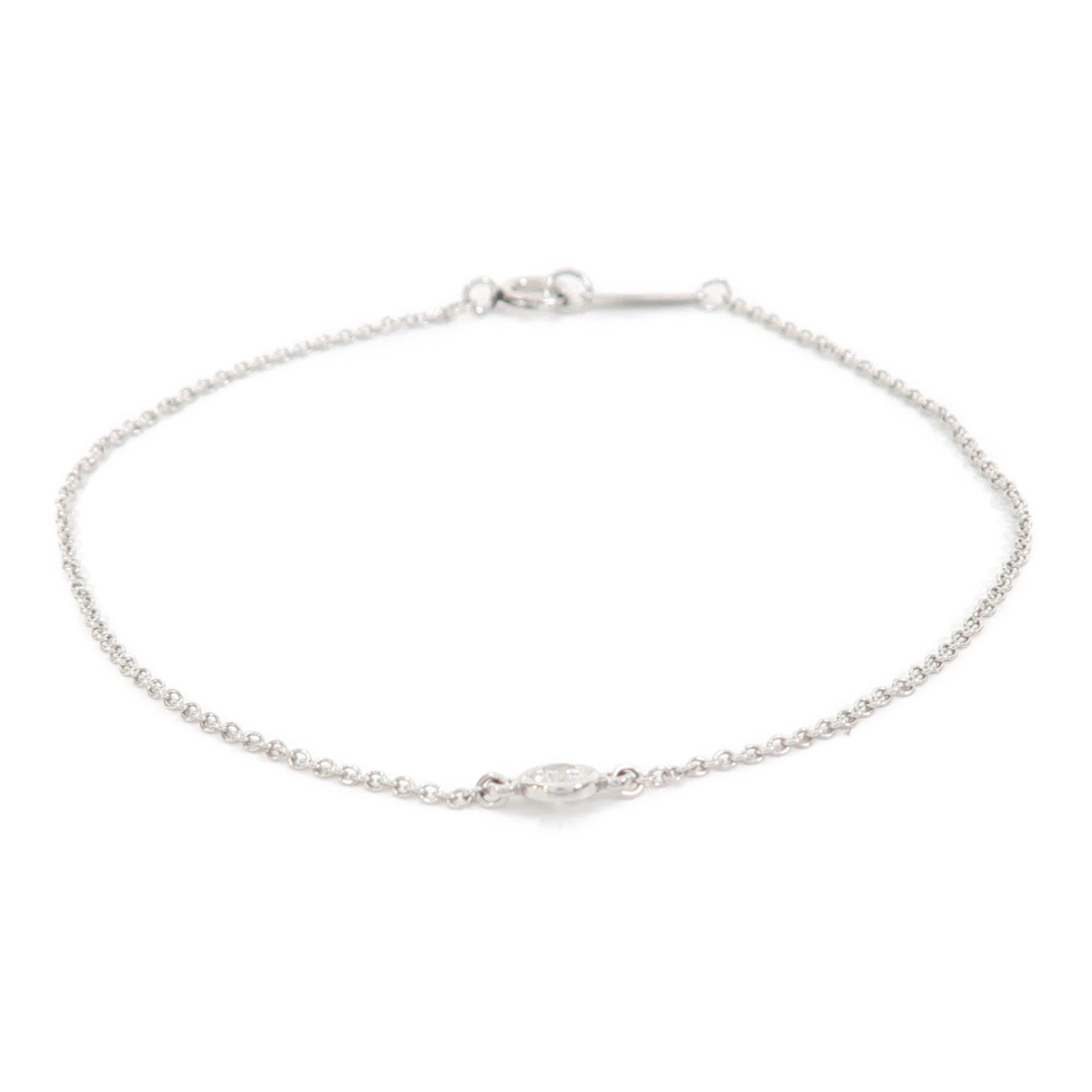 TIFFANY＆CO 【激減優惠】Pt950鉑金Elsa Peretti Bracelet手鏈