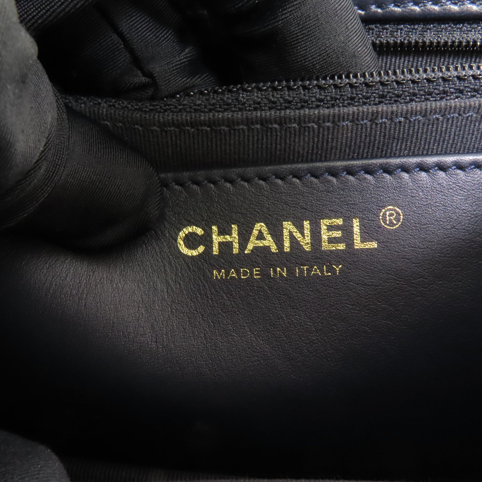CHANEL 羊皮皮革Chain Shoulder金扣鏈帶肩背袋
