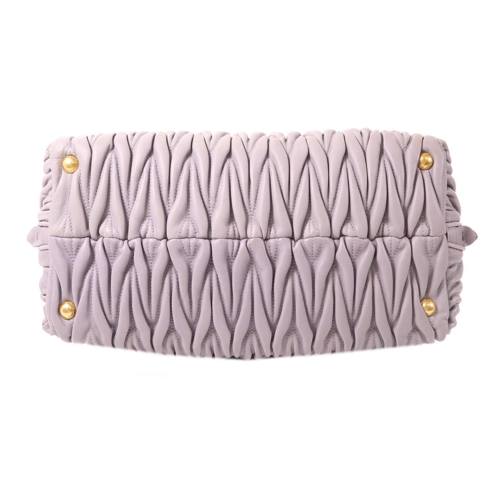 Miu Miu 羊皮皮革2 Way Shoulder Bag金扣手挽肩背兩用袋