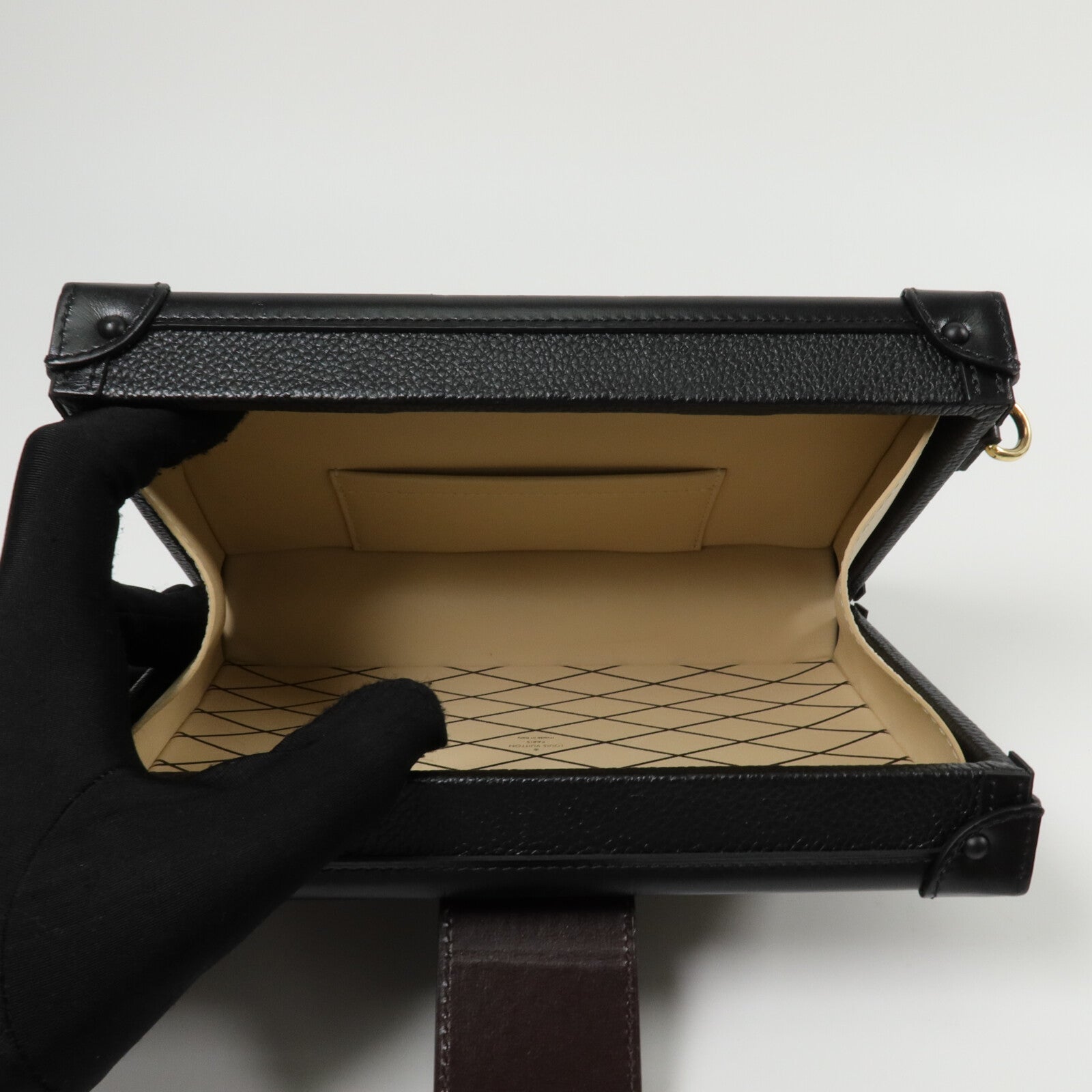 LOUIS VUITTON 牛皮皮革Petite Malle肩背袋