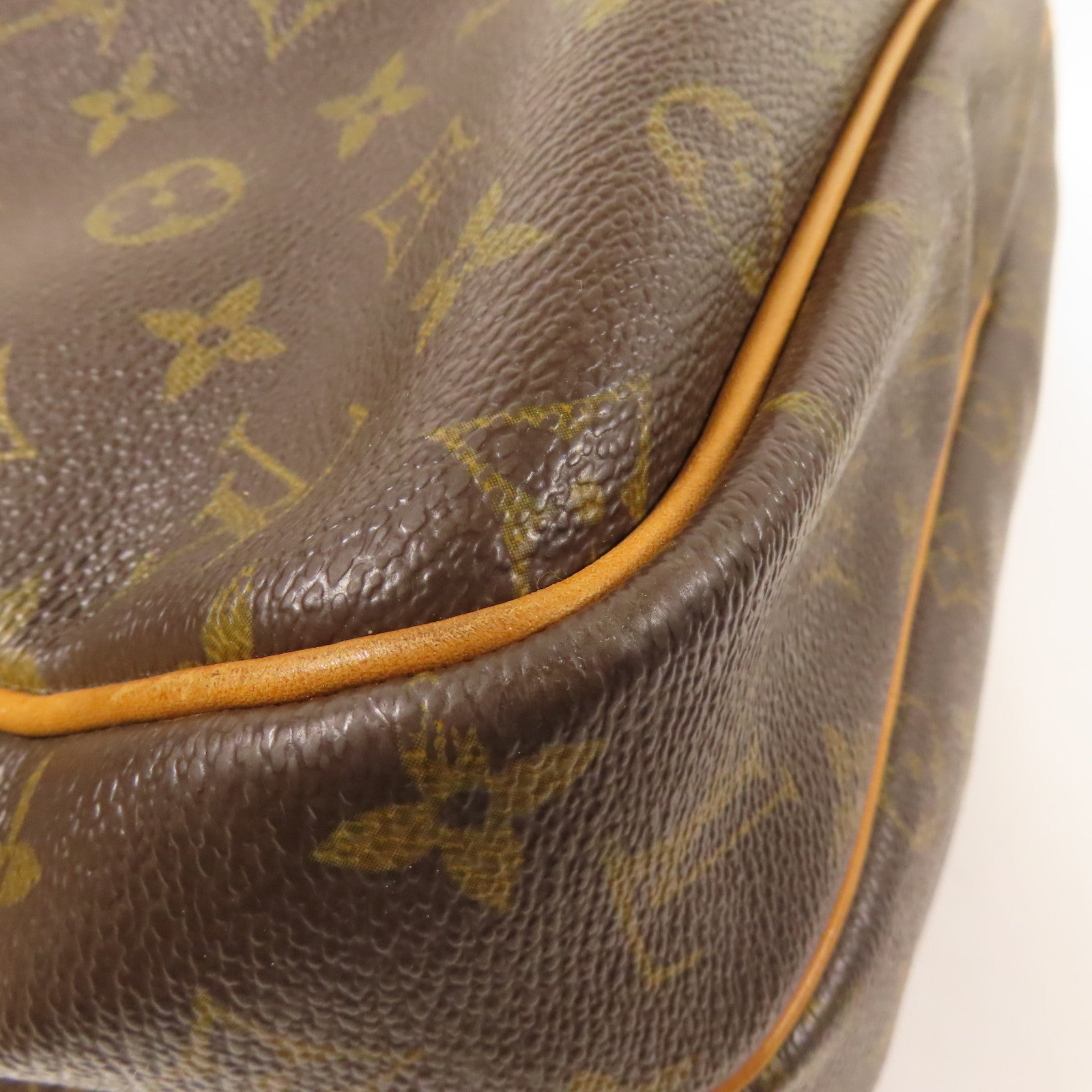 LOUIS VUITTON Monogram Reporter GM金扣肩背袋