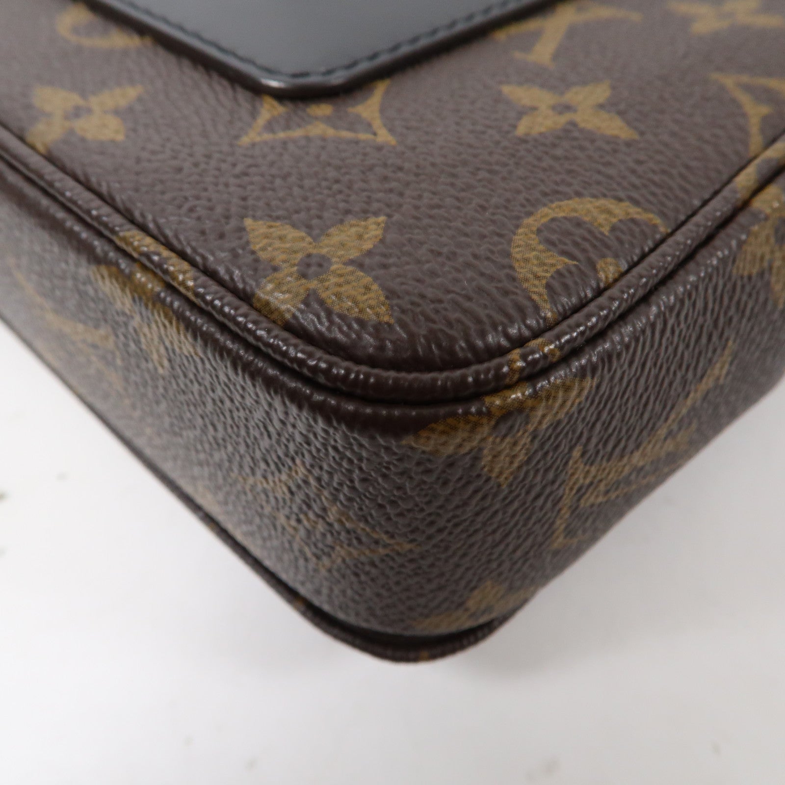 LOUIS VUITTON 【激減優惠】Monogram Marceau金扣肩背袋啡色