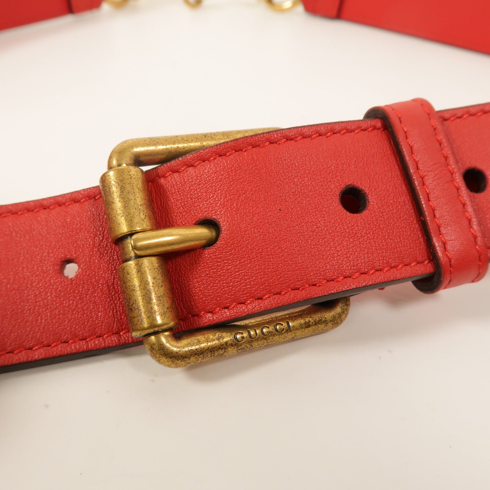 GUCCI 牛皮皮革Belt 85cm皮帶