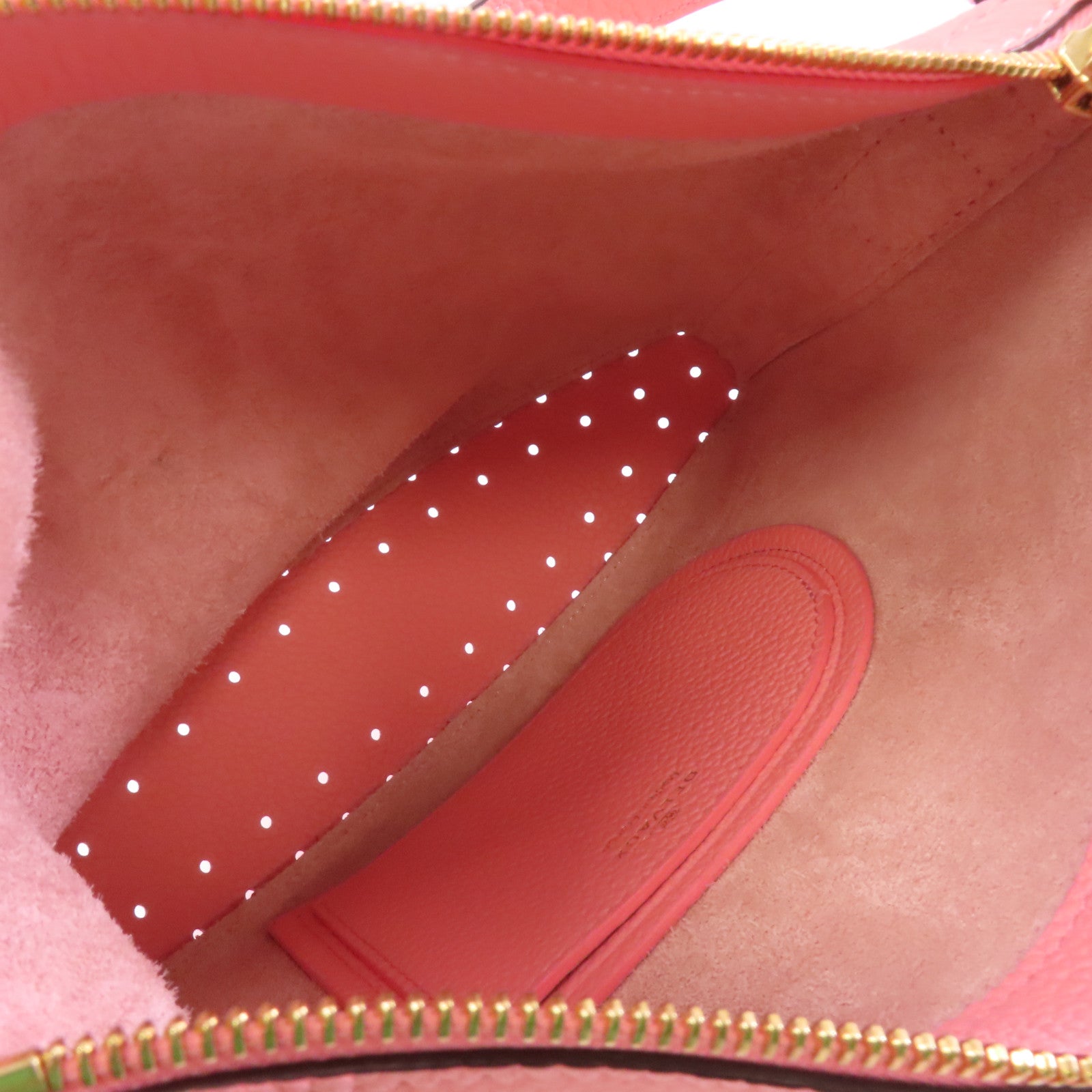 Delvaux Taurillon Soft Pin Swing金扣手挽肩背兩用袋粉紅色