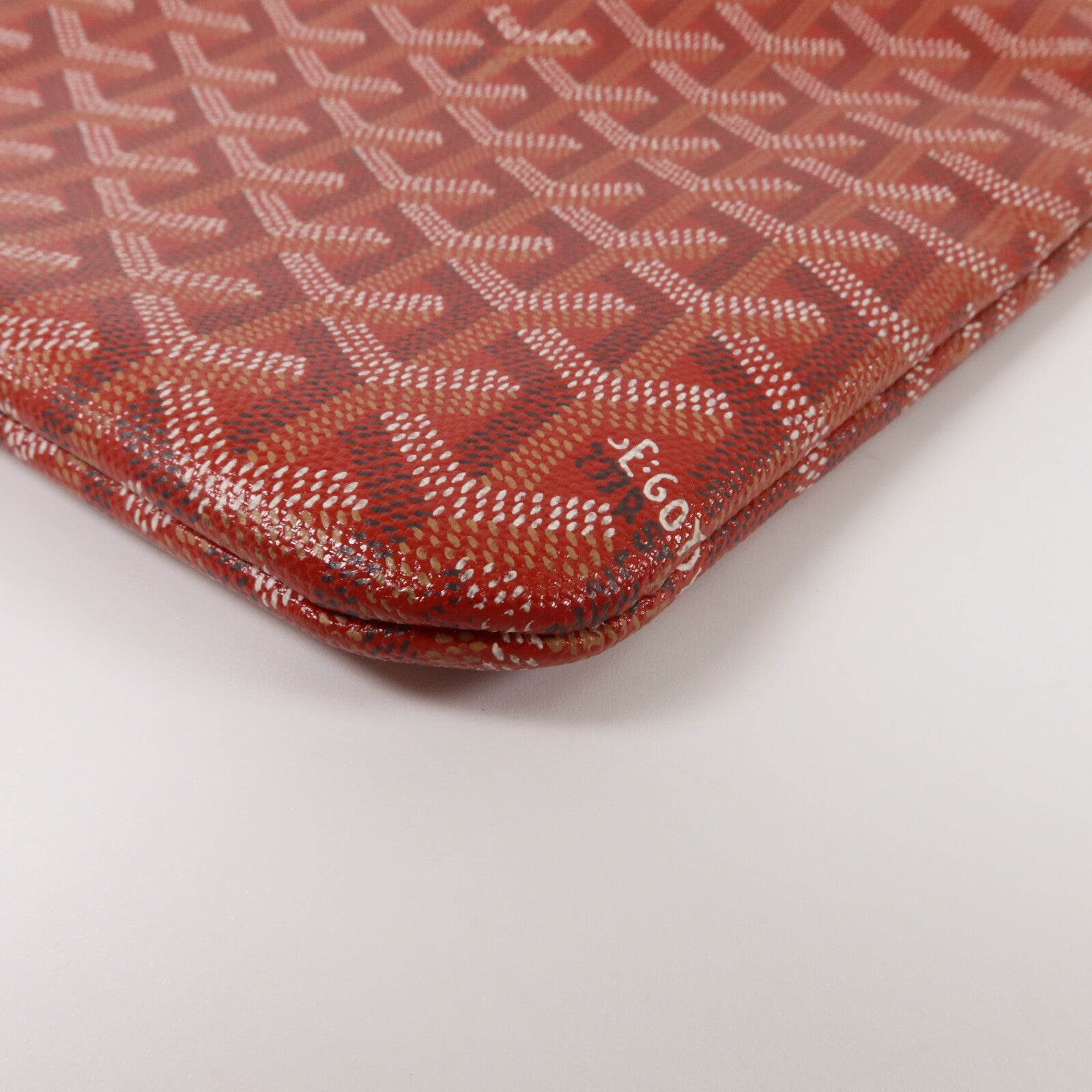 GOYARD 牛皮皮革/塗層帆布Poutiers手挽袋