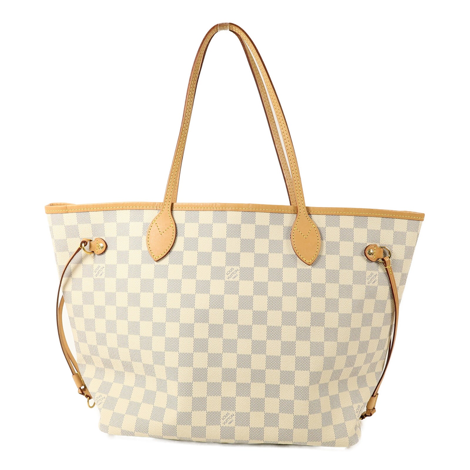 LOUIS VUITTON Damier Azur Neverfull MM手挽袋