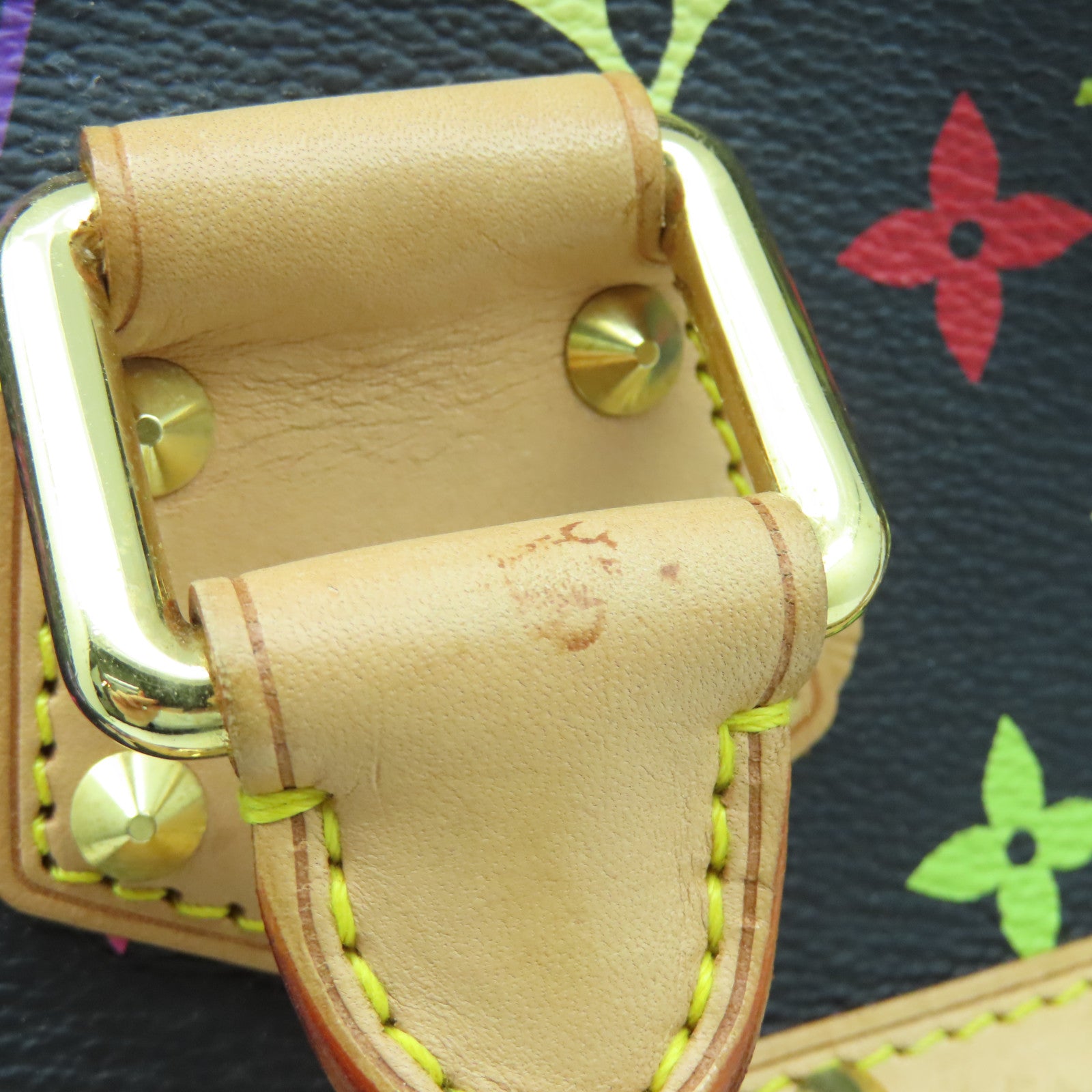 LOUIS VUITTON 【激減優惠】Monogram Multicolor Alma金扣手挽袋黑色