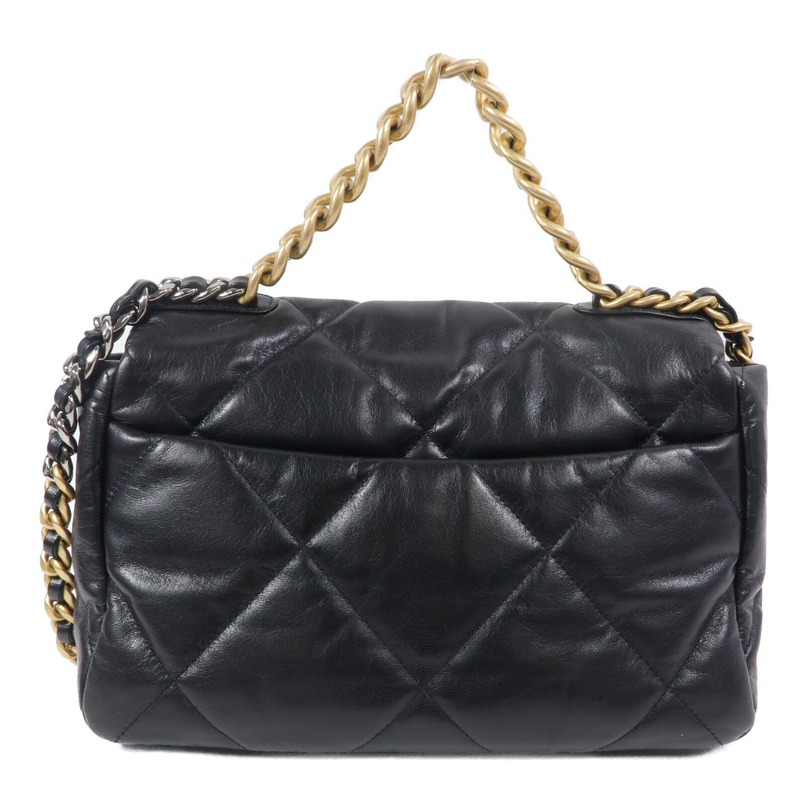 CHANEL 羊皮皮革Chanel 19 Large手挽肩背兩用袋