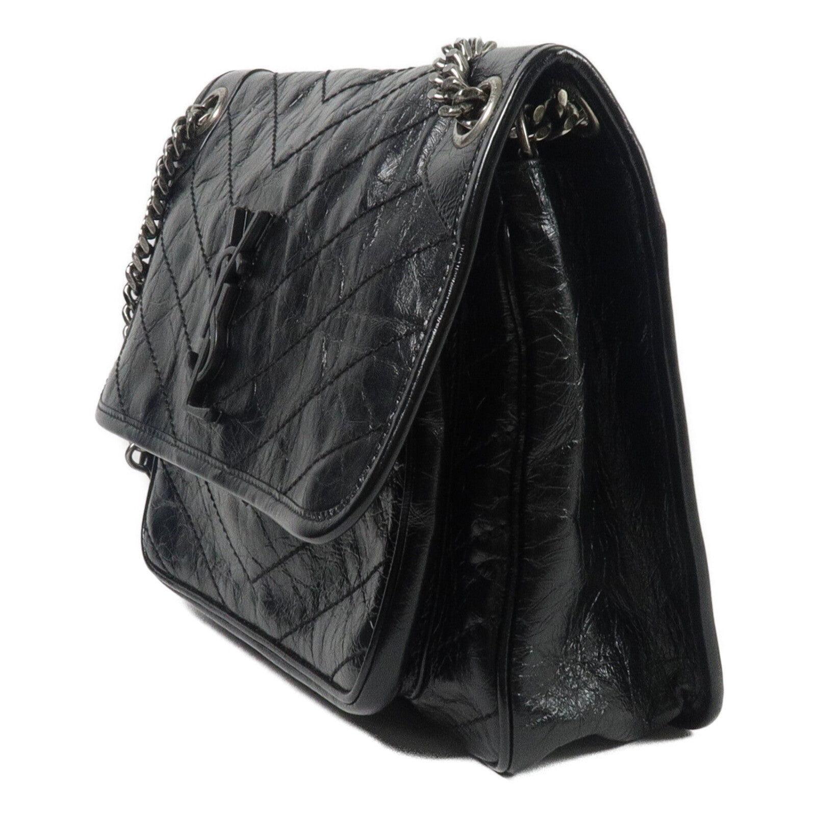 SAINT LAURENT 牛皮皮革Niki Medium鏈帶肩背袋